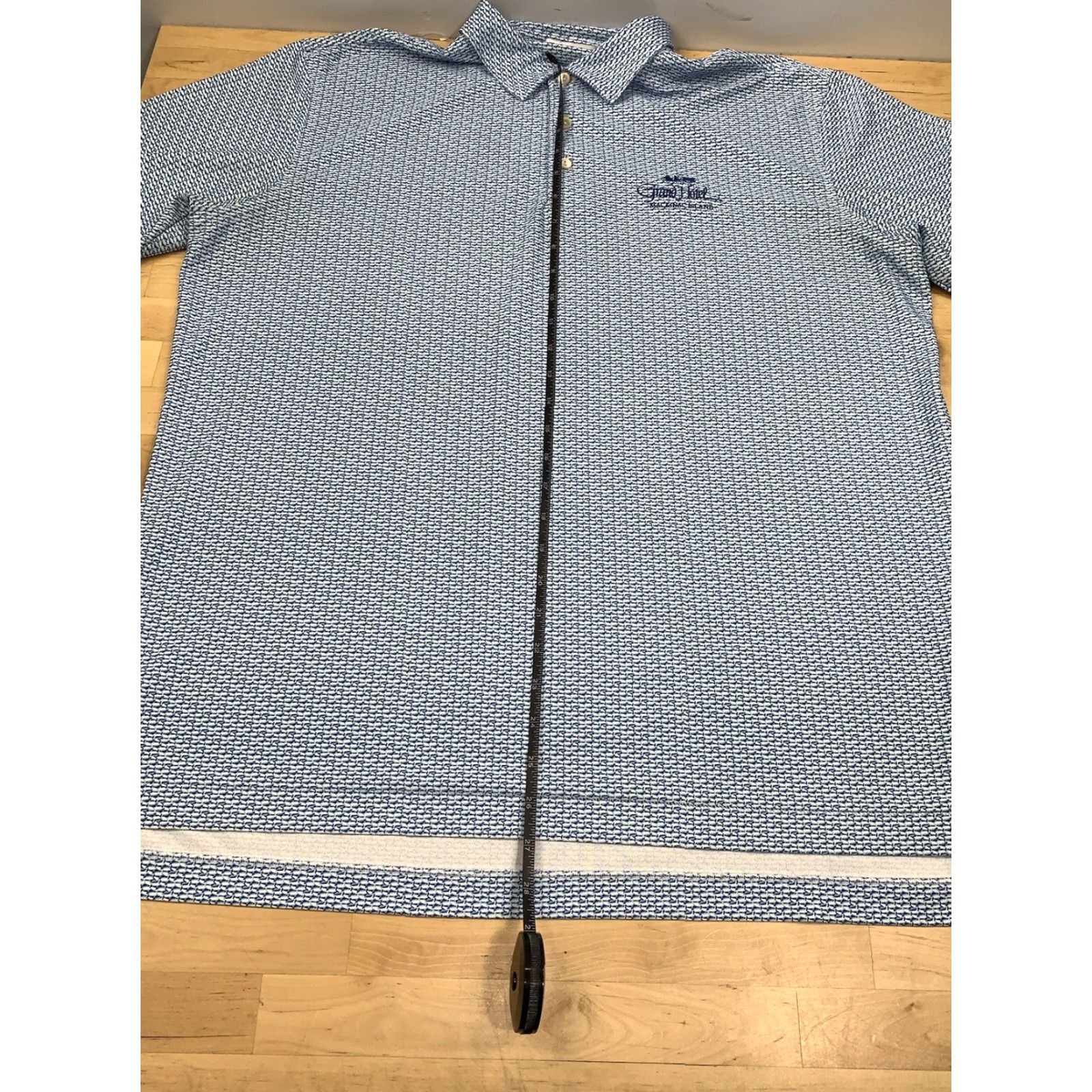 Peter Millar Peter Millar Polo L Blue Summer Comfort Stretch Performance Casual Golf Mens #8417 Size US L / EU 52-54 / 3 - 5 Thumbnail