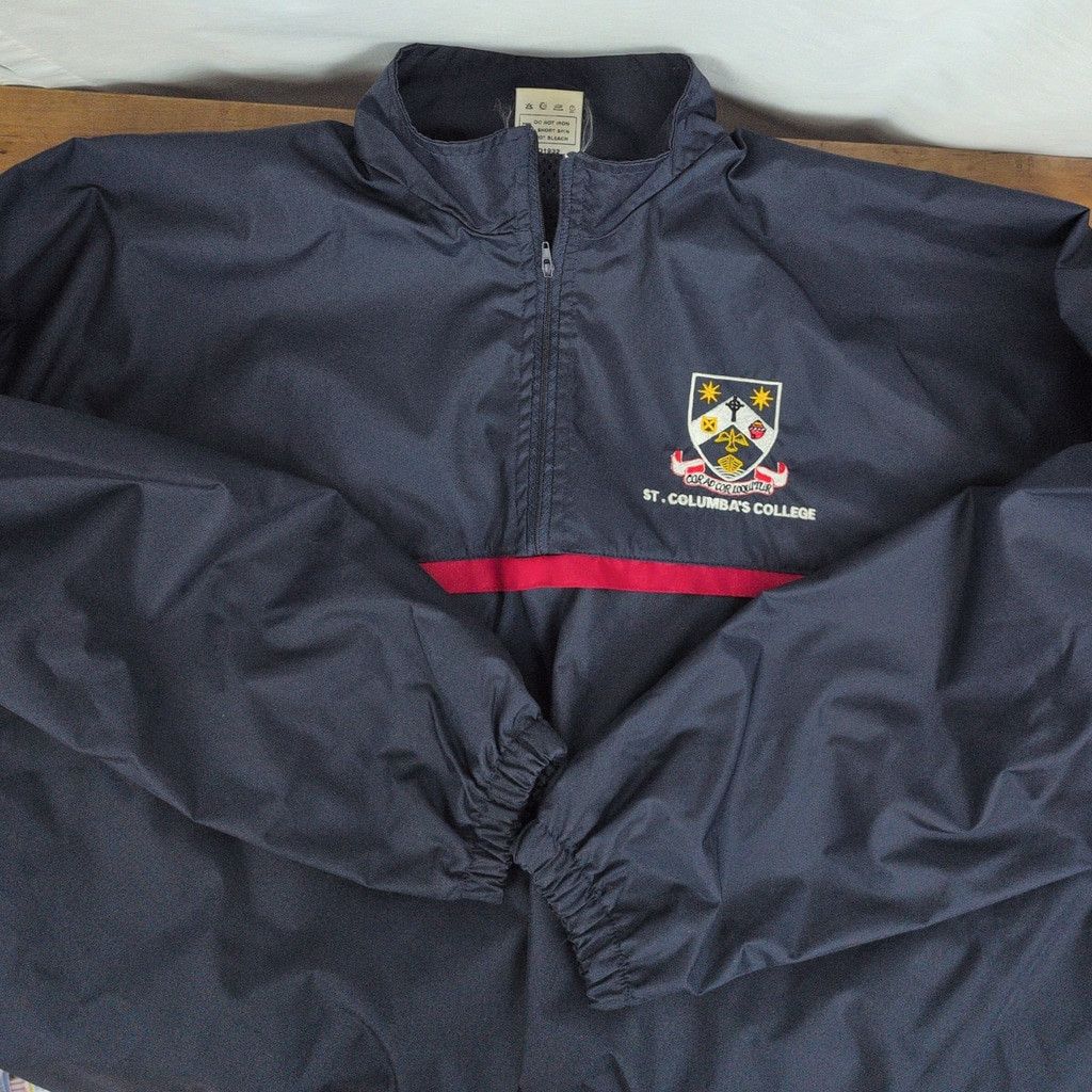 Vintage St Columba's College English School Nylon Jacket XL Size US XL / EU 56 / 4 - 4 Thumbnail