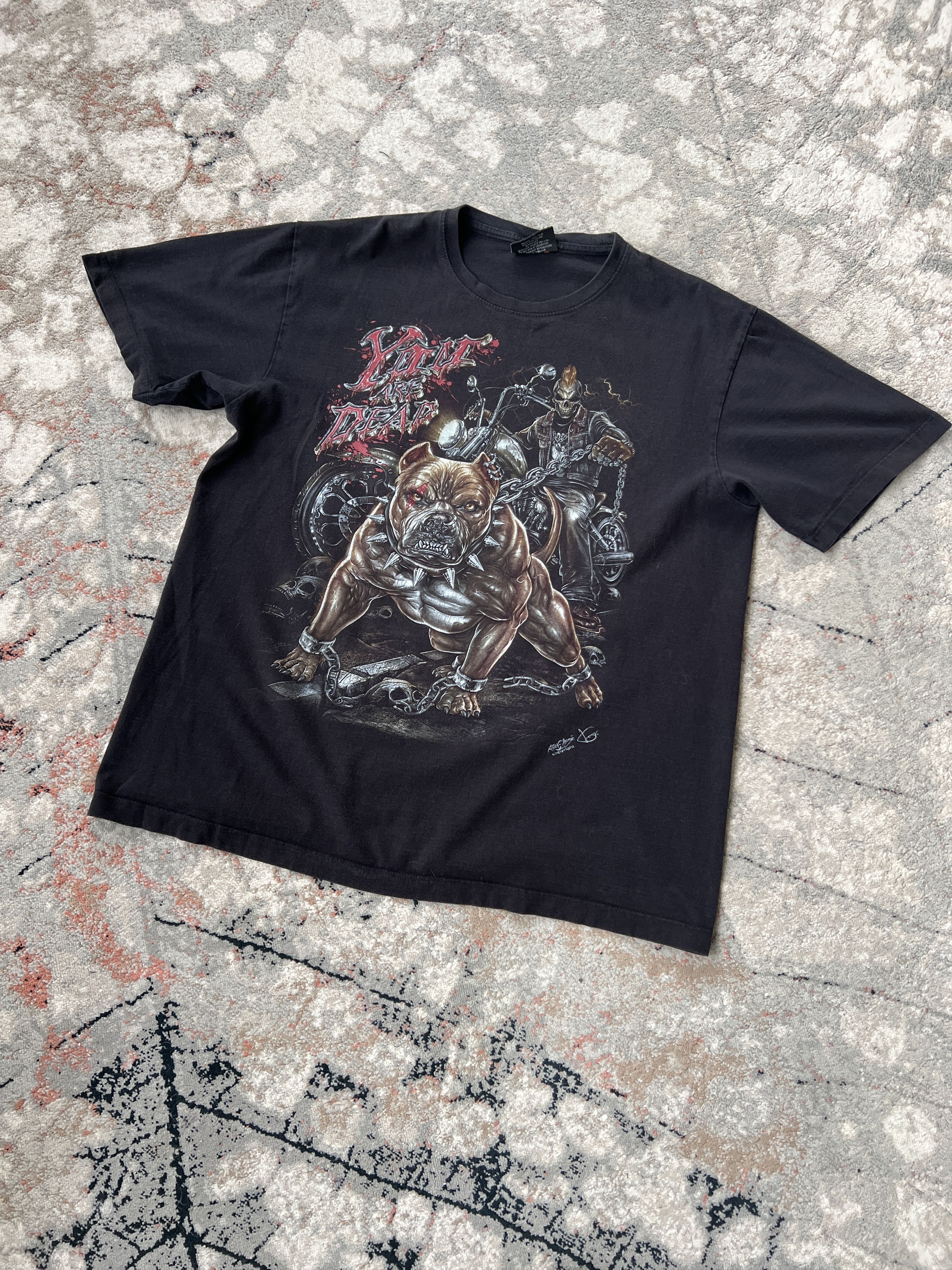 Vintage You Are Dead Pitbull Choppers Vintage Tee Size US XL / EU 56 / 4 - 1 Thumbnail