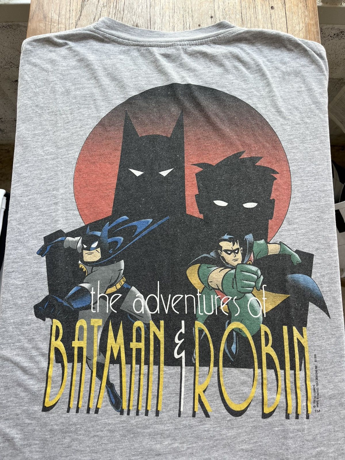DC Comics × Vintage Vintage The Adventures Of BATMAN & ROBIN 1995’s DC Comics Size US XL / EU 56 / 4 - 6 Thumbnail