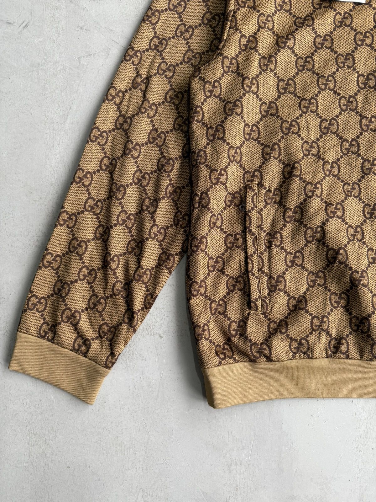 Gucci Gucci - “Animal” Monkey Monogram Track Jacket Size US XL / EU 56 / 4 - 9 Thumbnail