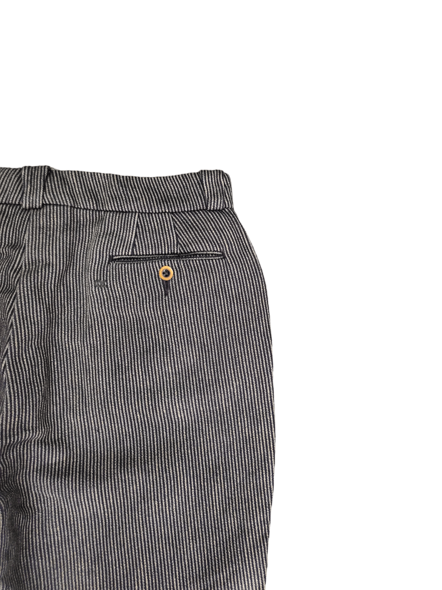 45rpm Japanese Brand 45RPM Striped Button Up 3Q Pants Size 30" / US 8 / IT 44 - 13 Thumbnail