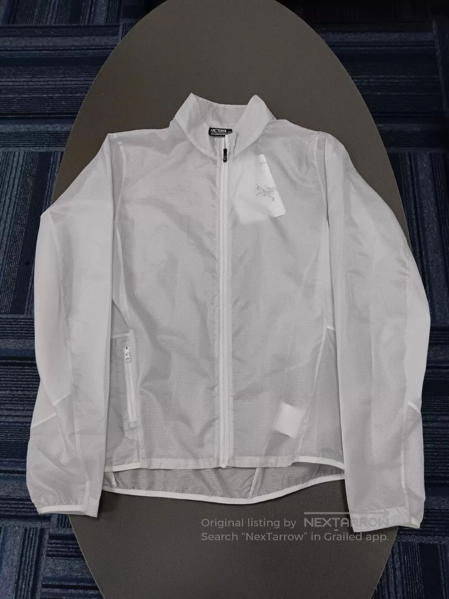 Arc'teryx lightweight breathable white windbreaker jacket. Size S / US 4 / IT 40 - 1 Thumbnail