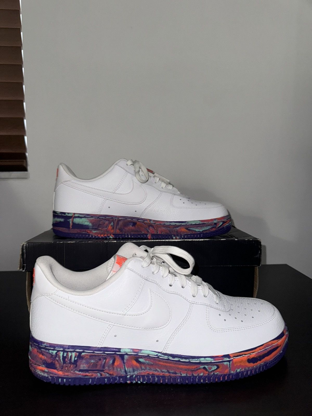 Nike Nike Air Force 1 Low White Multi Color Marble Grailed