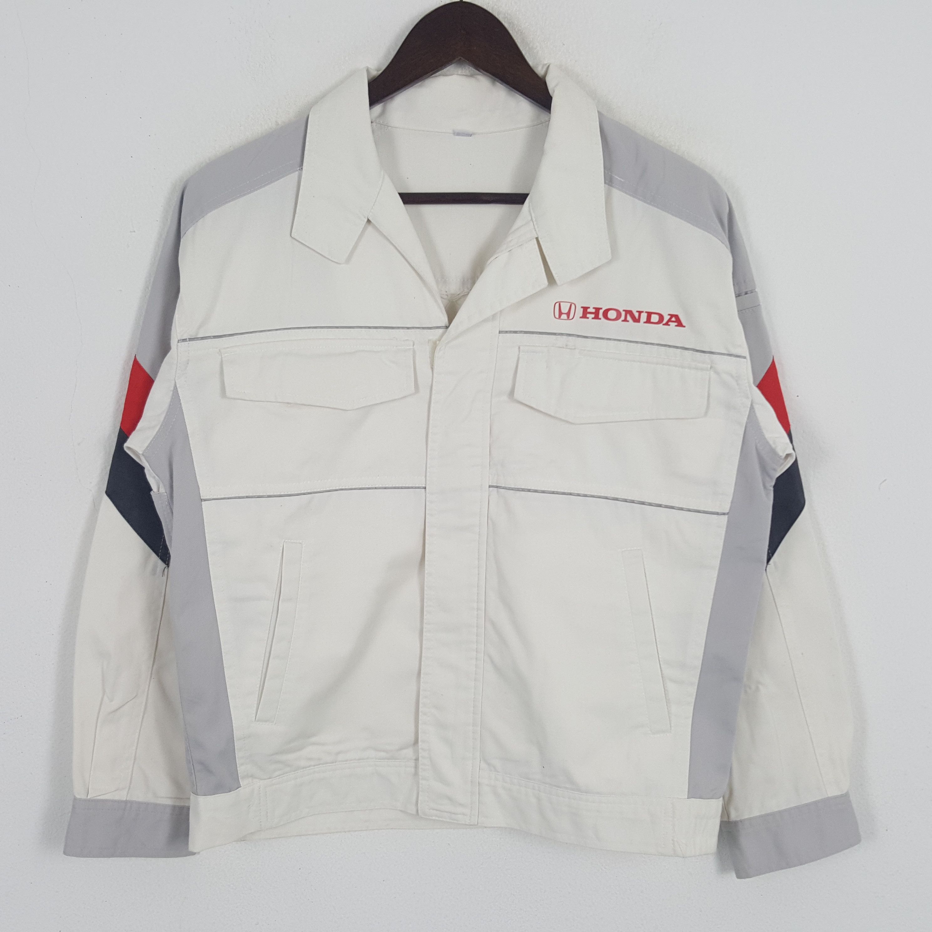 Honda Vintage HONDA Japanese Brand Worker RacingJacket Size US M / EU 48-50 / 2 - 2 Thumbnail