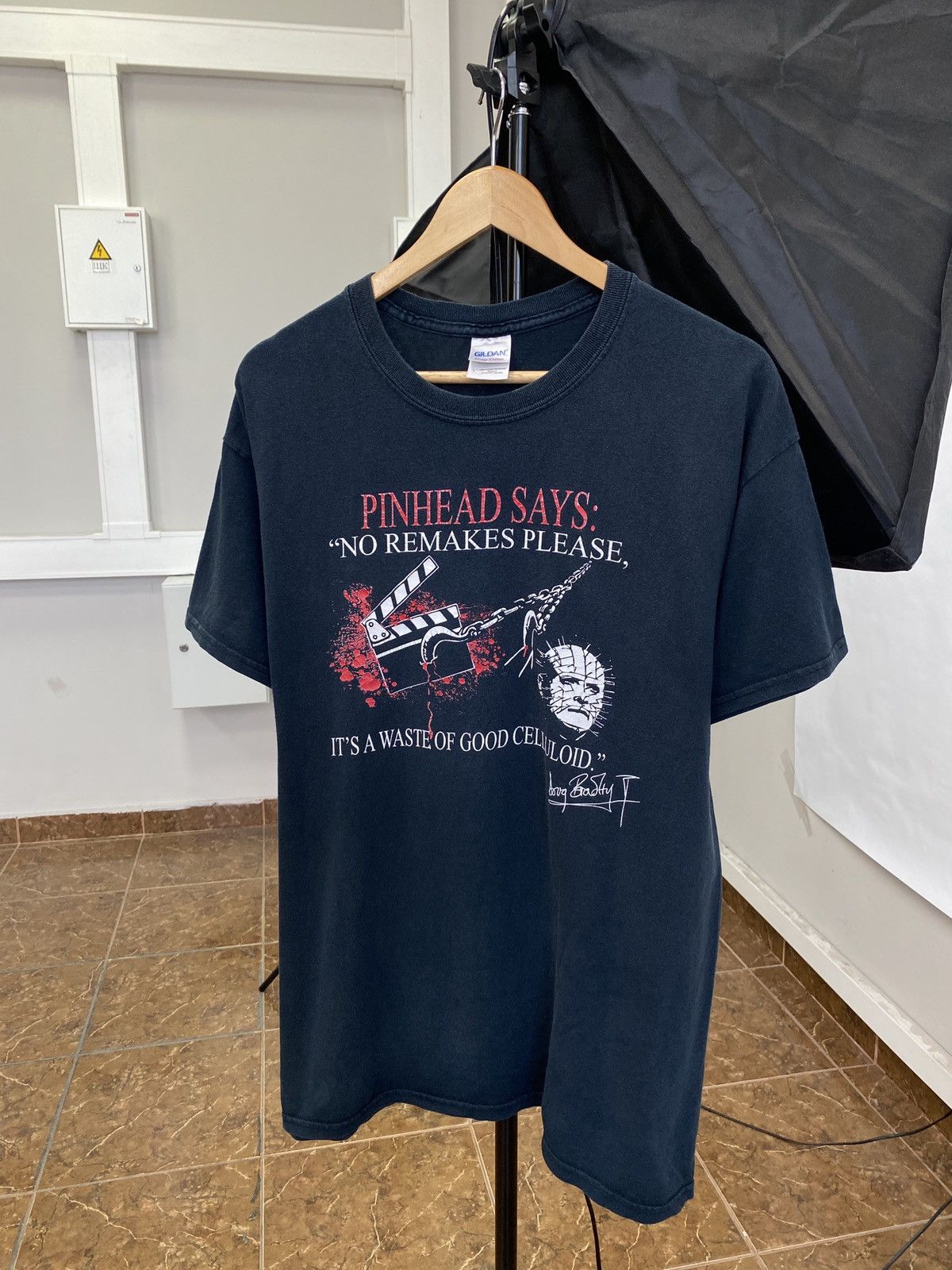 Vintage Vintage 90s Pinheard Hellraiser Horror T-Shirt Rare Retro Size US L / EU 52-54 / 3 - 1 Thumbnail