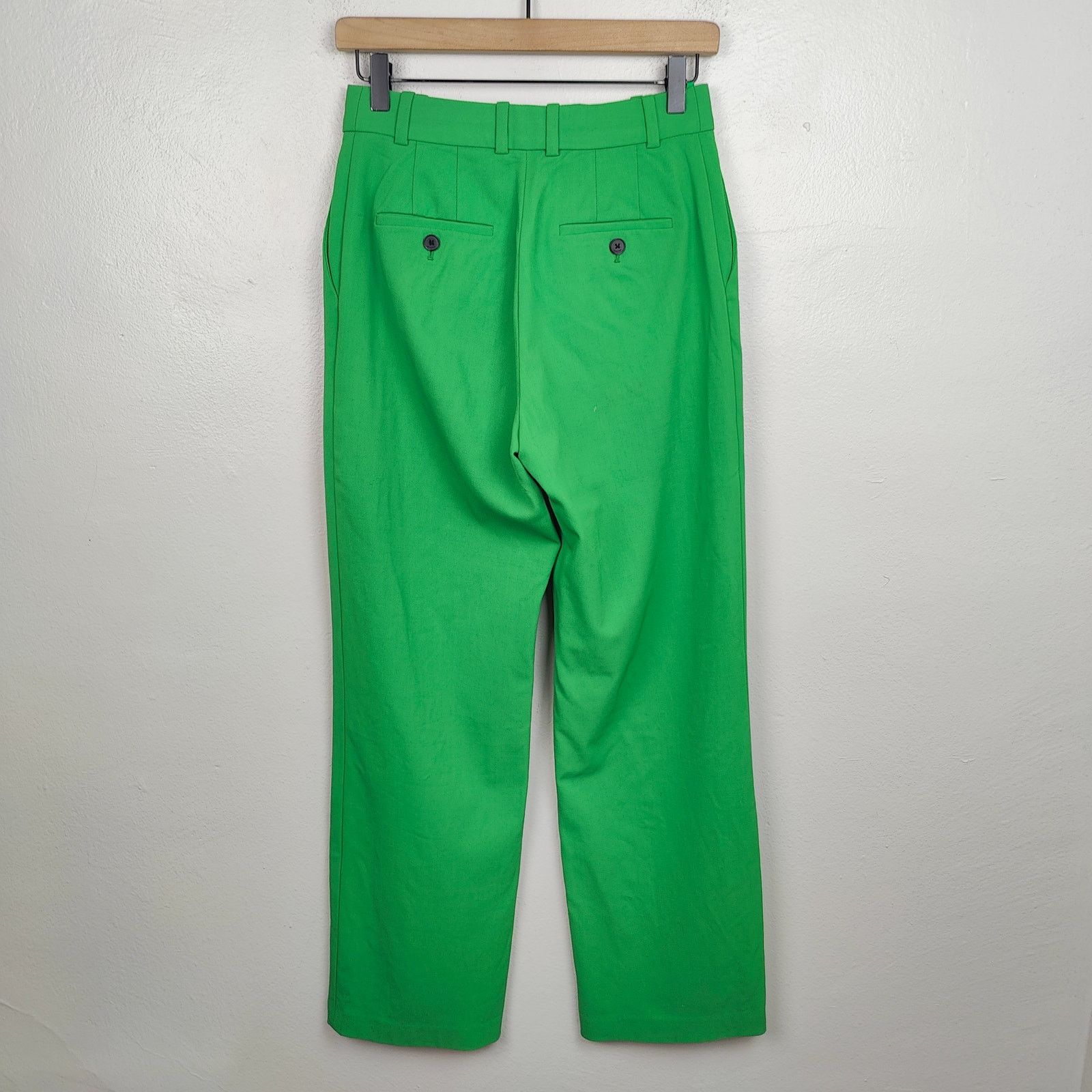Aritzia Aritzia Babaton Agency Pant City Wool Womens 4 Green Size 27" / US 4 / IT 40 - 7 Thumbnail