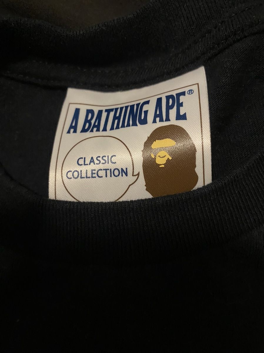 Bape BAPE Ape Head Tee ‘Black’ Size US XL / EU 56 / 4 - 2 Thumbnail