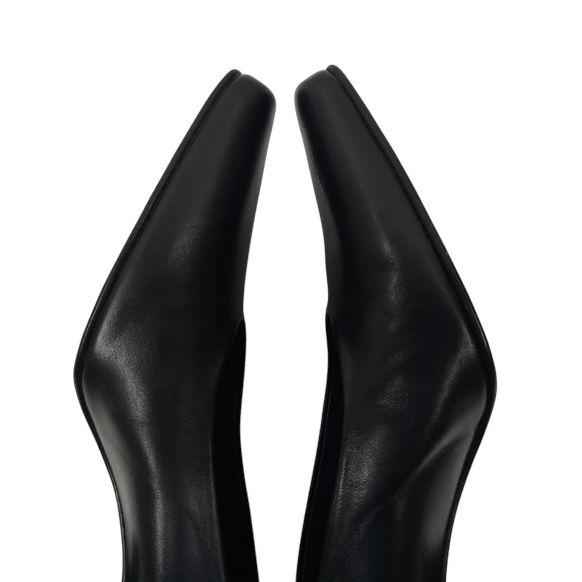 Donald Pliner Donald J Pliner Latara Leather Heels Womens 6.5 M Black Pump Size US 6.5 / IT 36.5 - 13 Thumbnail
