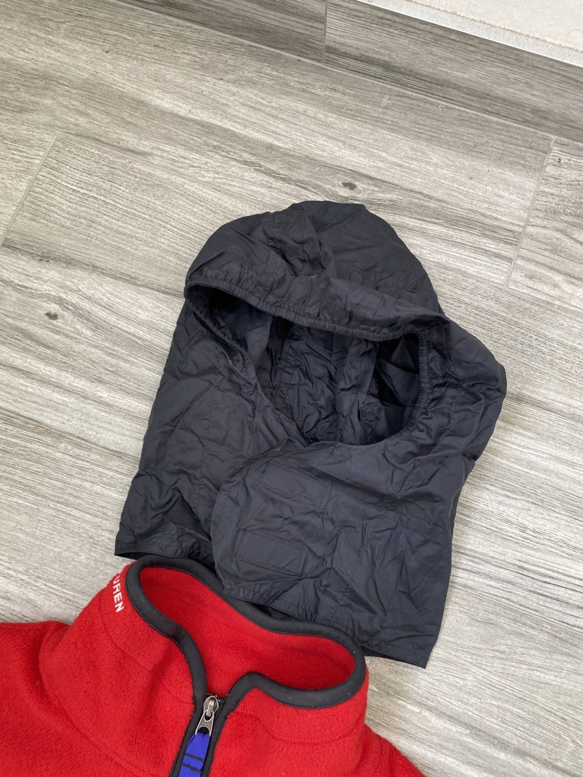 Polo Ralph Lauren VINTAGE POLO RALPH LAUREN FLEECE VEST NYLON HIDE-AWAY HOOD Size US M / EU 48-50 / 2 - 19 Thumbnail