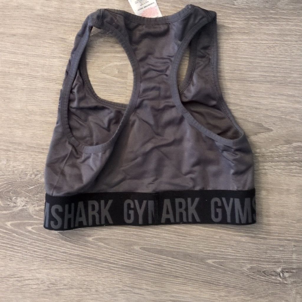 Gymshark Gymshark Gray And Black Seamless Sports Bra Size Small Size ONE SIZE - 3 Thumbnail
