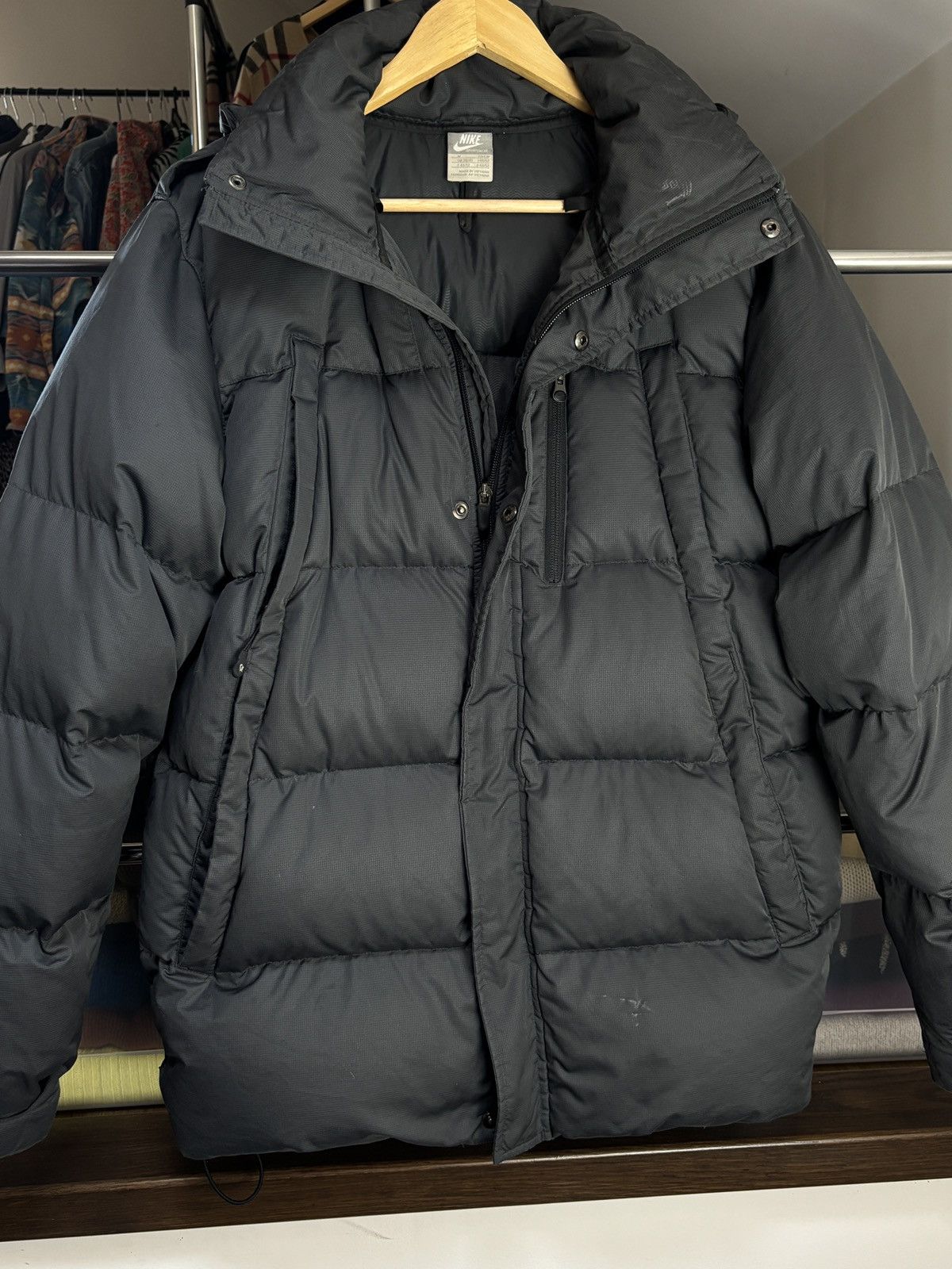 Nike 00s Nike Down Puffer Jacket Vintage Size US M / EU 48-50 / 2 - 3 Thumbnail