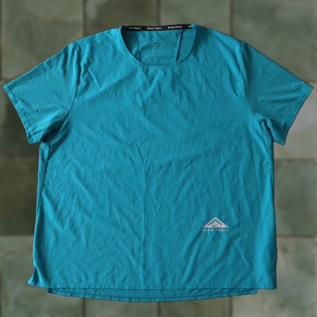 Nike NIKE MEN'S RISE 365 TRAIL SHORT SLEEVE SHIRT CZ9050-367 SIZE MENS 2XL TEE TURQUOISE RARE Size US XXL / EU 58 / 5 - 1 Thumbnail