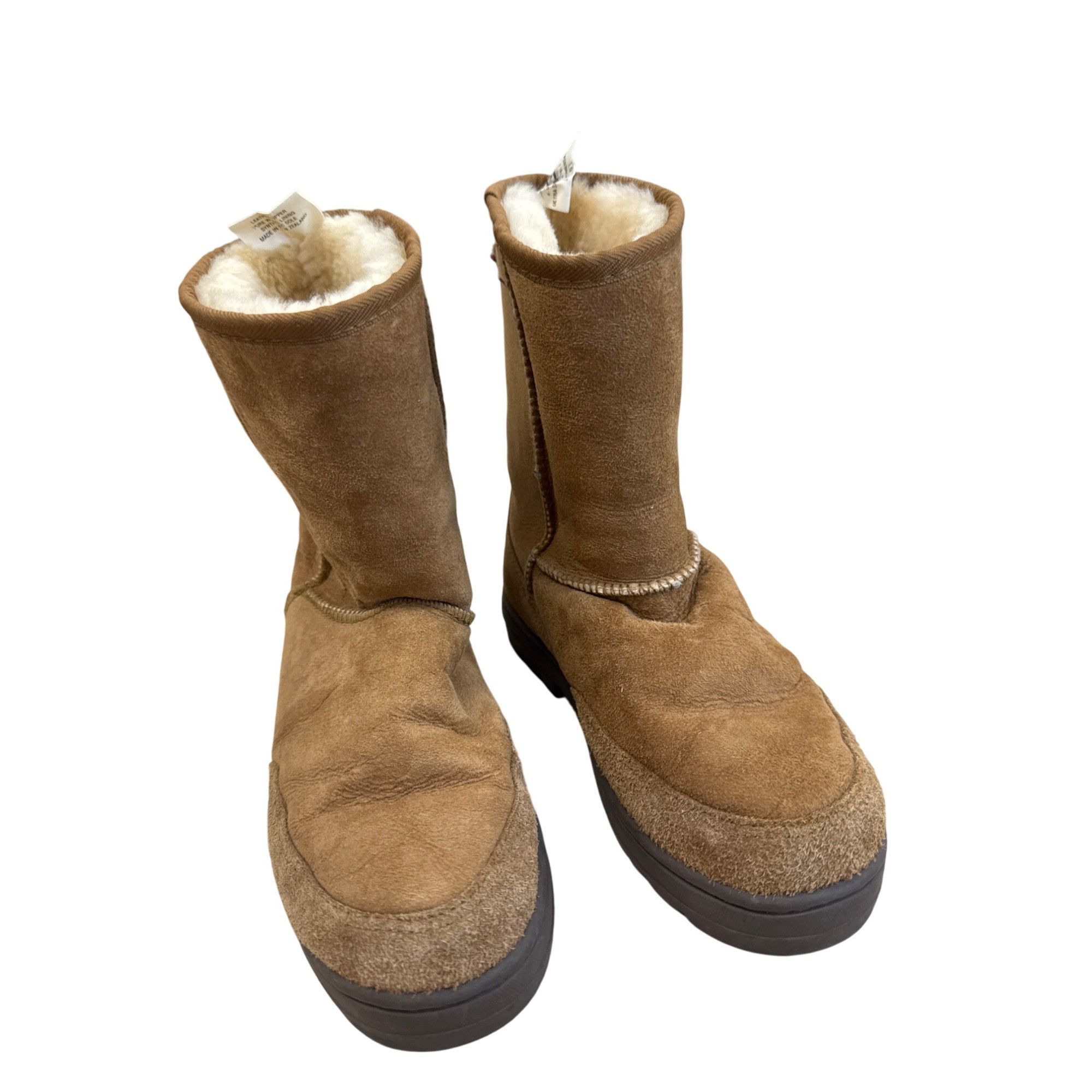 Ugg Ugg Womens Brown Leather Wool Ankle Boots Size 6W SKU8191 Size US 6 / IT 36 - 5 Thumbnail