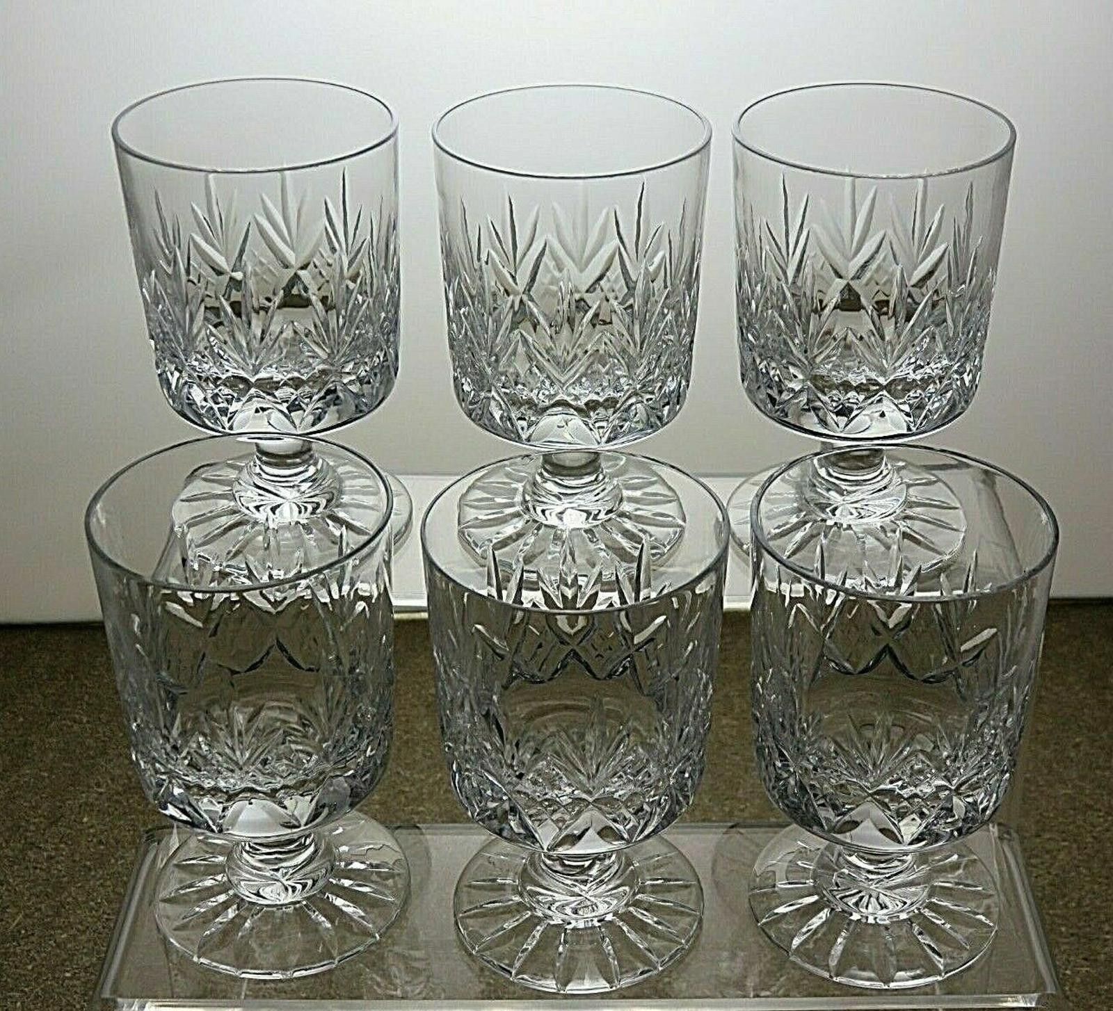 Other Whitefriars Crystal Harrow Cut Set Of 6 Wine Glasses 4 1/4" Size ONE SIZE - 3 Thumbnail