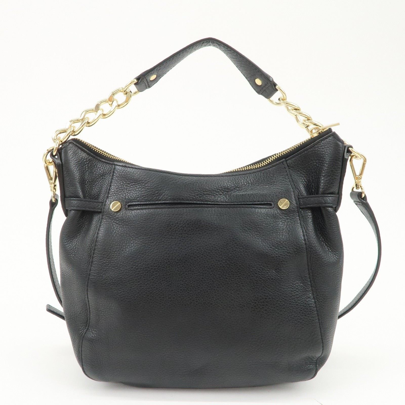 Michael Kors Michael Kors Leather Shoulder Bag Black Size ONE SIZE - 2 Thumbnail