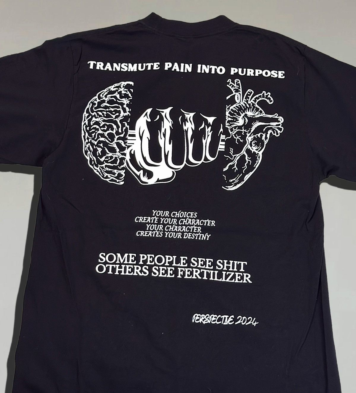 Other Transcend Culture “Transmute Pain Into Purpose” Graphic Tee Size US M / EU 48-50 / 2 - 2 Thumbnail