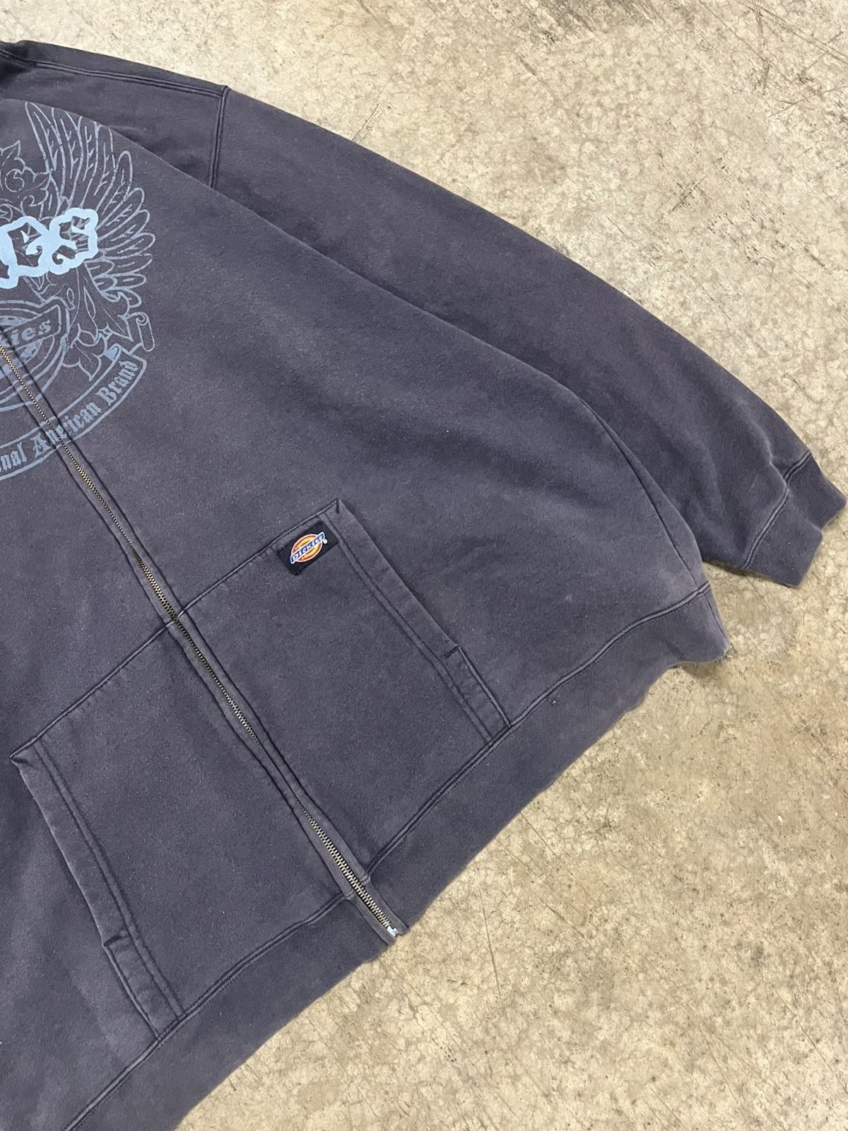 Dickies Y2k zip up dickies hoodie streetwear hype rare grunge skater Size US XXL / EU 58 / 5 - 5 Thumbnail