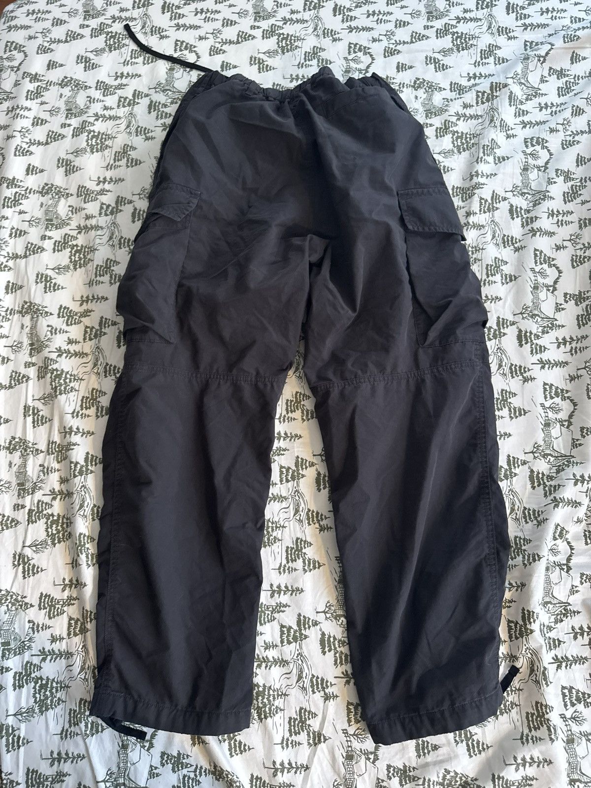 Uniqlo × Vintage Uniqlo black parachute pants Size US 30 / EU 46 - 4 Thumbnail