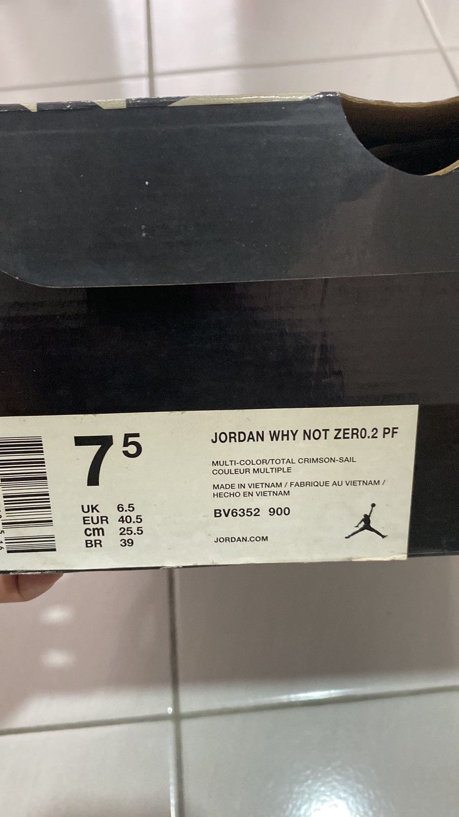 Nike Jordan Why Not Zero 02 Size US 7.5 / EU 40-41 - 5 Thumbnail