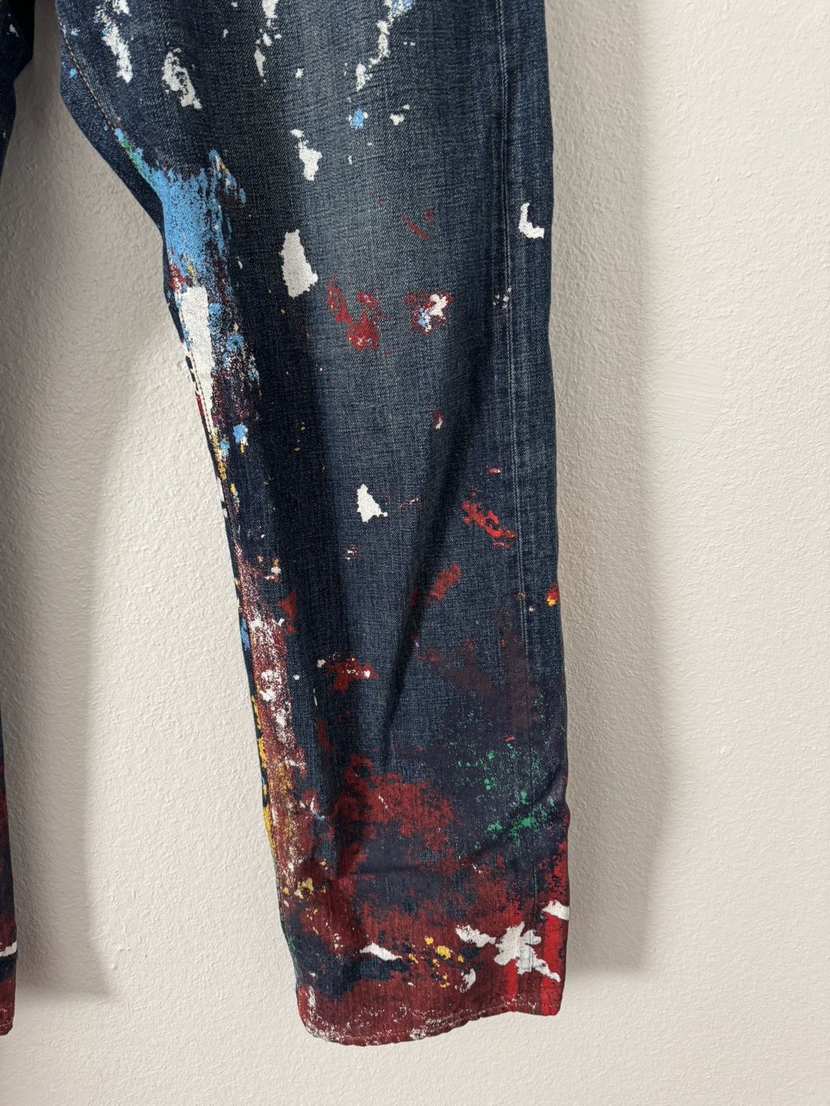 Junya Watanabe × Levi's AD2017 JUNYA WATANABE LEVI’S PAINT SPLATTER DENIM Size US 36 / EU 52 - 4 Thumbnail