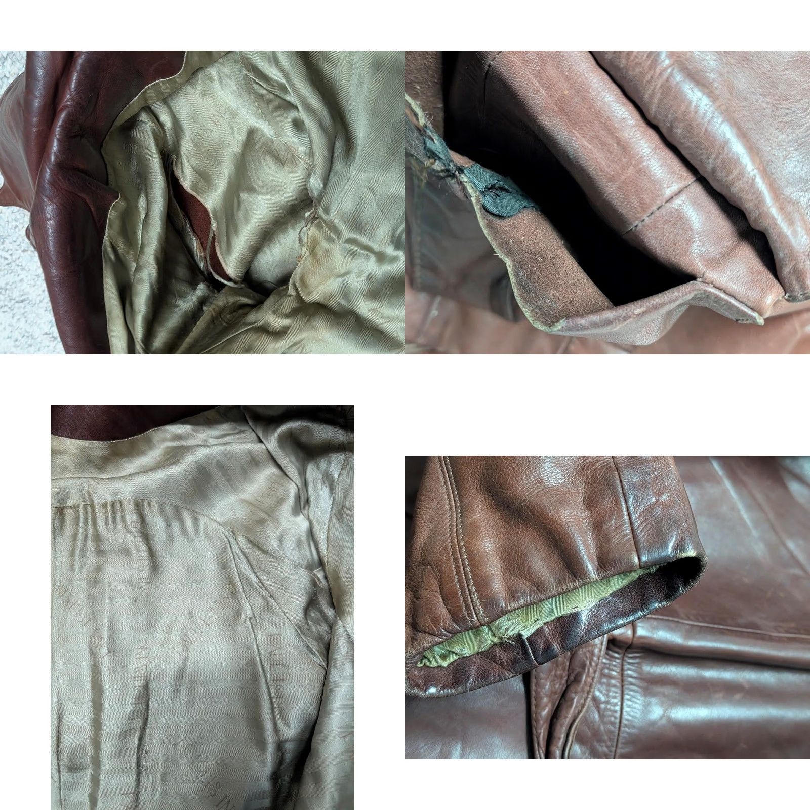 Vintage VINTAGE 1950s HORSEHIDE brown leather BELTED jacket coat 38 MOTORCYCLE norfolk Mens Size US S / EU 44-46 / 1 - 9 Thumbnail