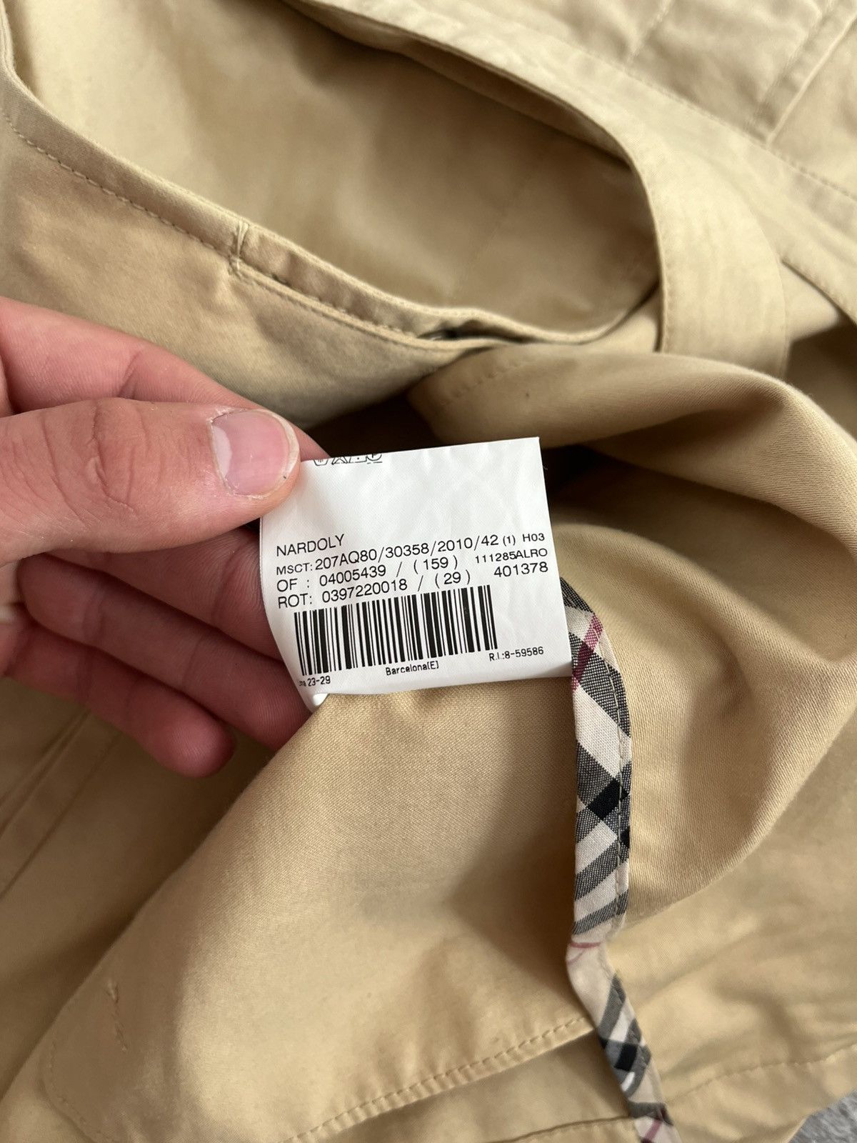 Burberry × Vintage coat trench coat burberry london buttons old money Size M / US 6-8 / IT 42-44 - 6 Thumbnail