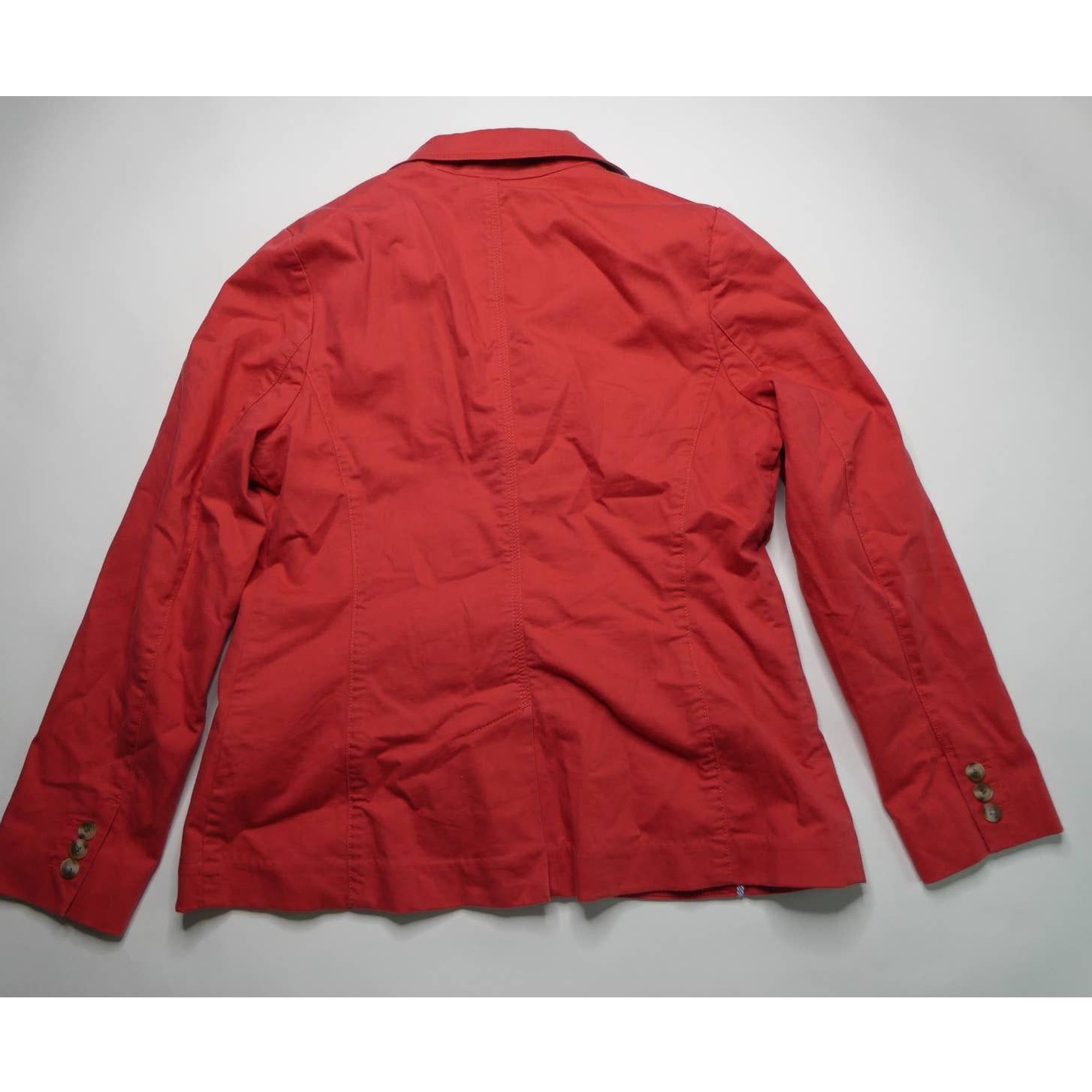 L.L. Bean LL Bean 3 Button cotton Blazer Jacket Size medium, NEW Size M / US 6-8 / IT 42-44 - 3 Thumbnail