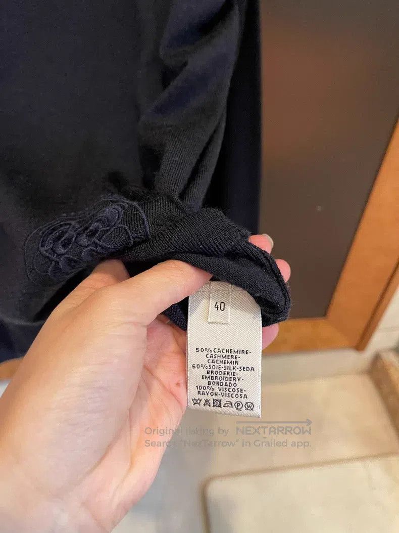 Hermes Hermes Black Wool Knit Sweater Size US XXS / EU 40 - 4 Thumbnail
