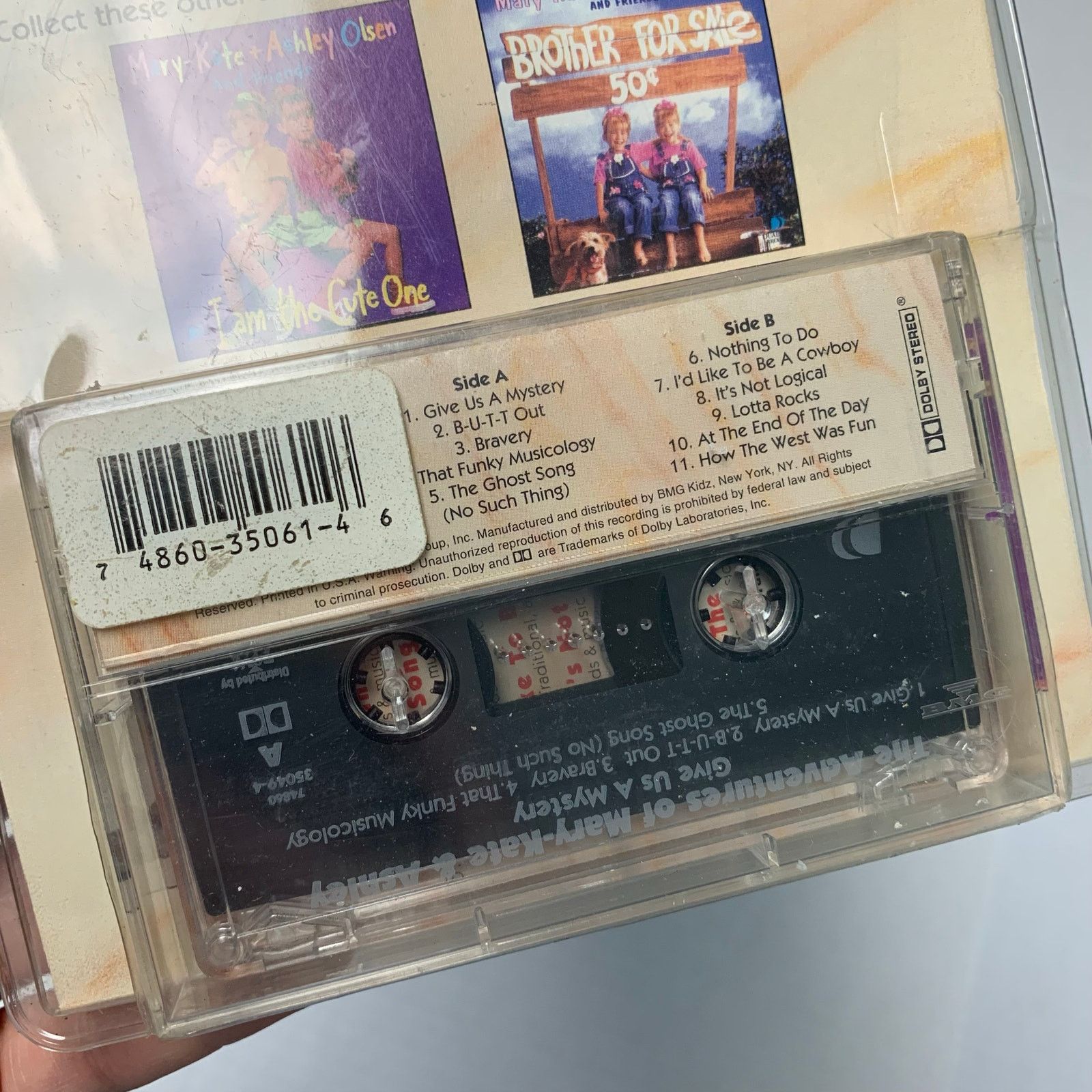 Vintage Adventures of Mary Kate + Ashley Olsen Tape SEALED 1994 Size ONE SIZE - 4 Thumbnail