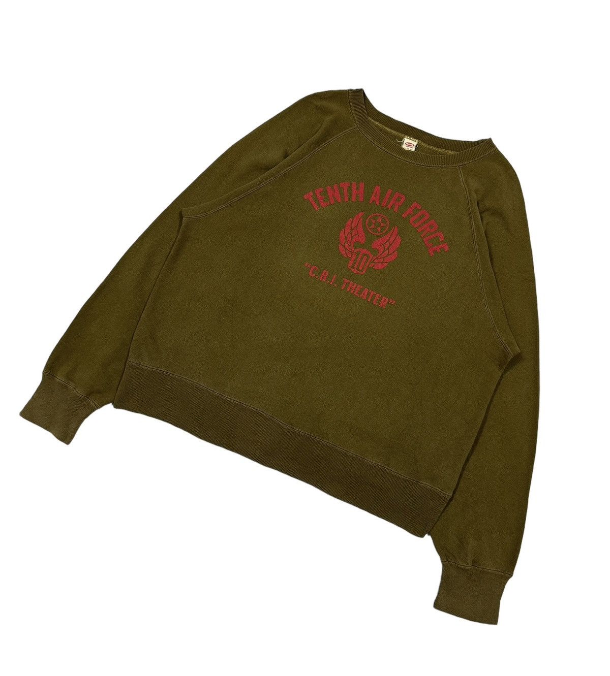 Buzz Rickson's × The Real McCoy's Toy Mccoy’s Tenth Air Force Pullover Sweatshirt Size US XS / EU 42 / 0 - 7 Thumbnail