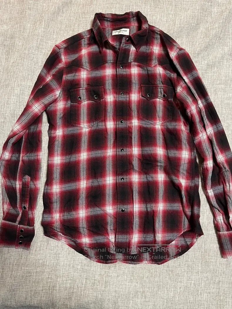 Saint Laurent Paris Saint Laurent Paris Shirt Size US M / EU 48-50 / 2 - 1 Thumbnail