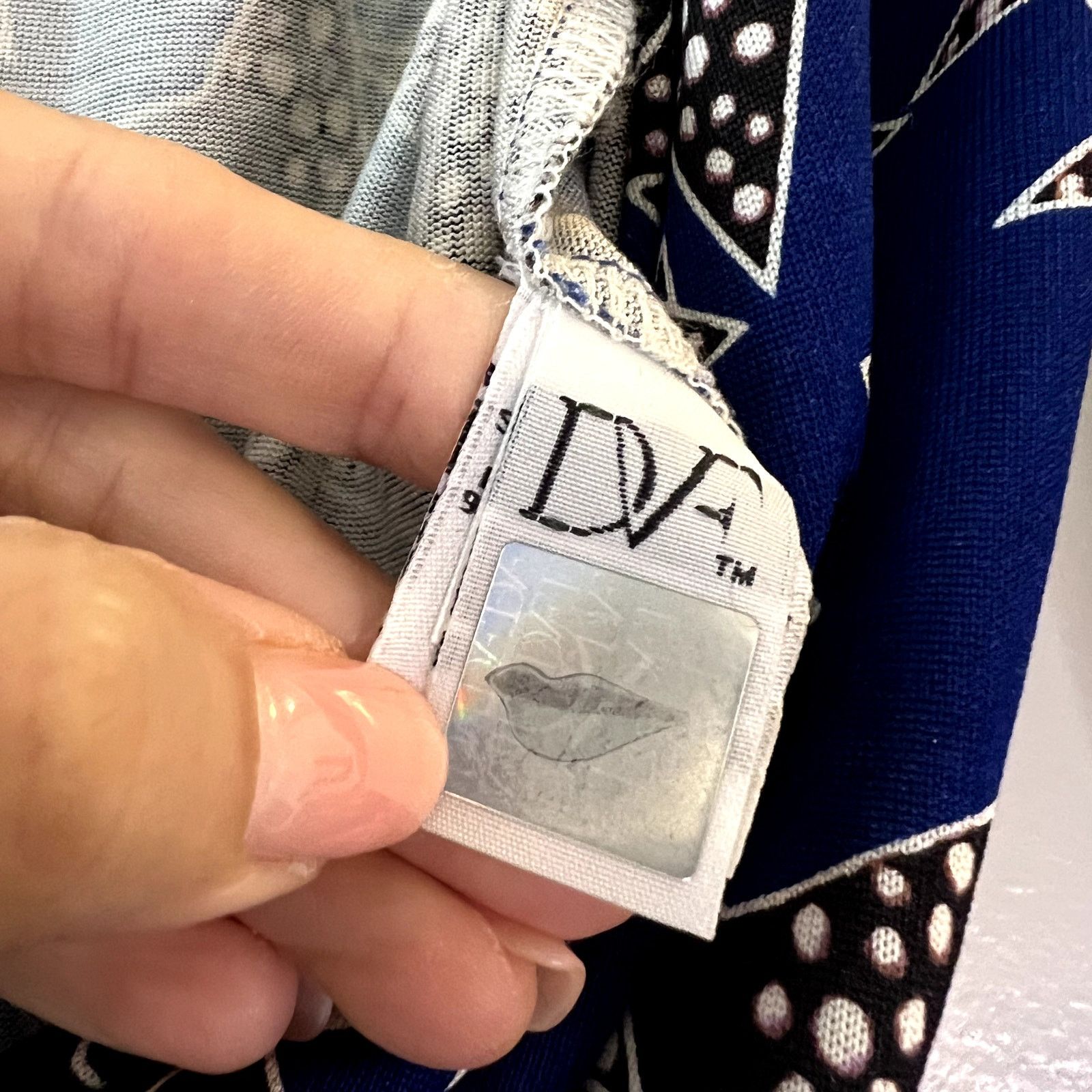 Diane von Furstenberg DVF Diane von Furstenberg Irina Silk Wrap Dress Blue Star Size M / US 6-8 / IT 42-44 - 6 Thumbnail