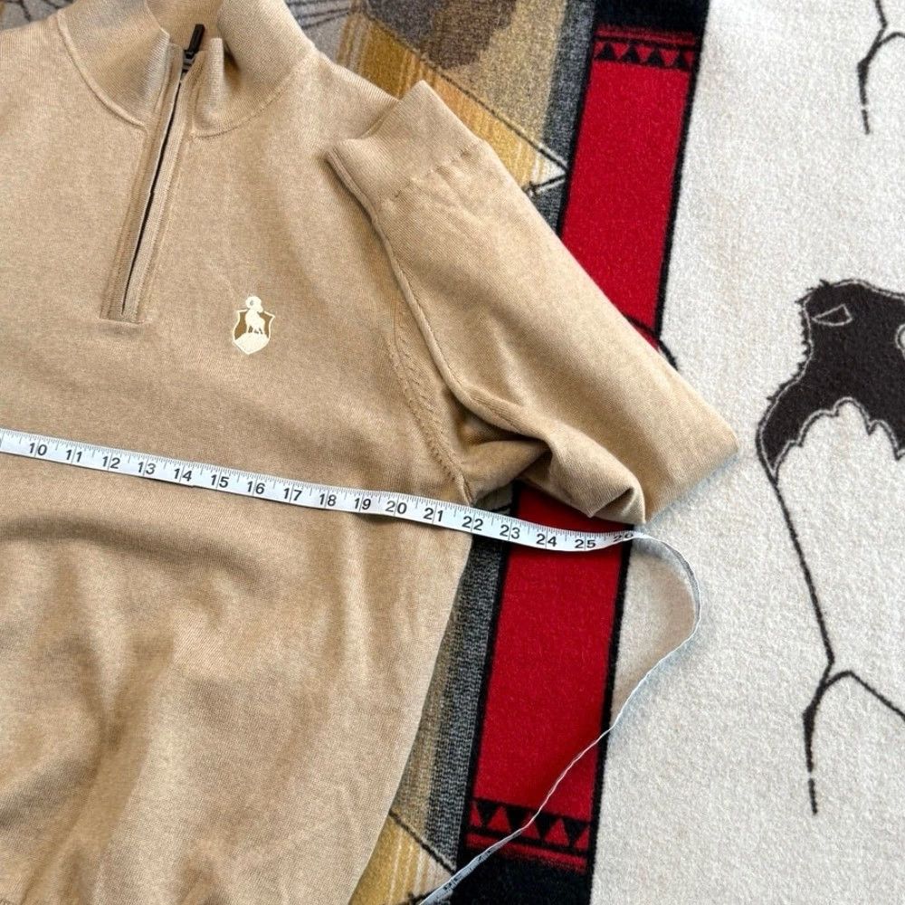 Vintage VINTAGE Fairway & Greene The Natural Merino Wool Sweater Pullover Men M Beige 90s Business Casual Travel Workwear Long Sleeve Medium Size US M / EU 48-50 / 2 - 6 Thumbnail
