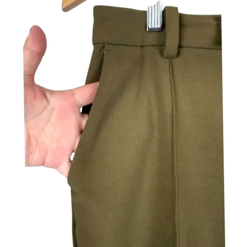 Madewell Madewell Dress Pants Trousers Office Work 4 Women Green Olive The Fairbanks Pockets Size 27" / US 4 / IT 40 - 3 Thumbnail