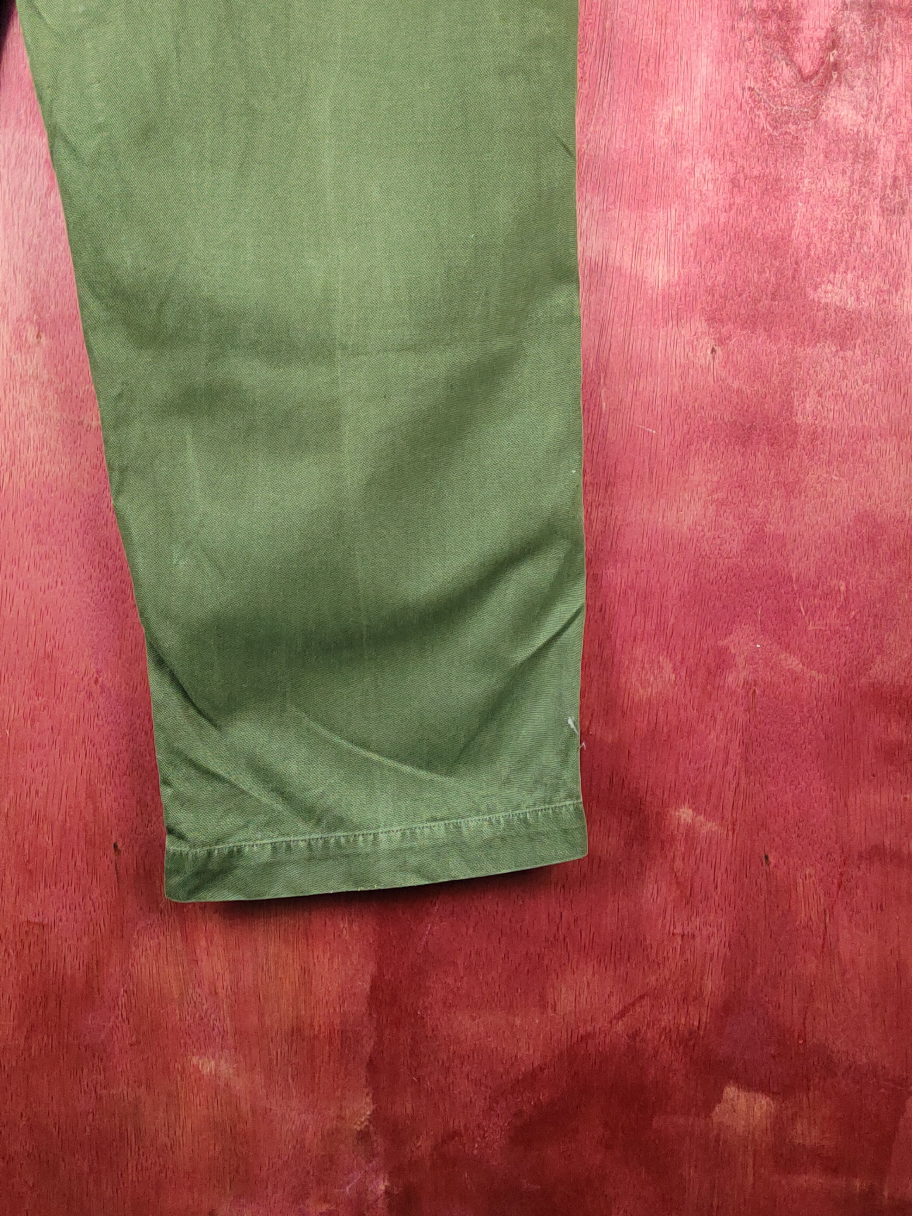 Vintage Japan military Green double knee Tactical Cargo Pants #S2049 Size US 31 - 11 Thumbnail