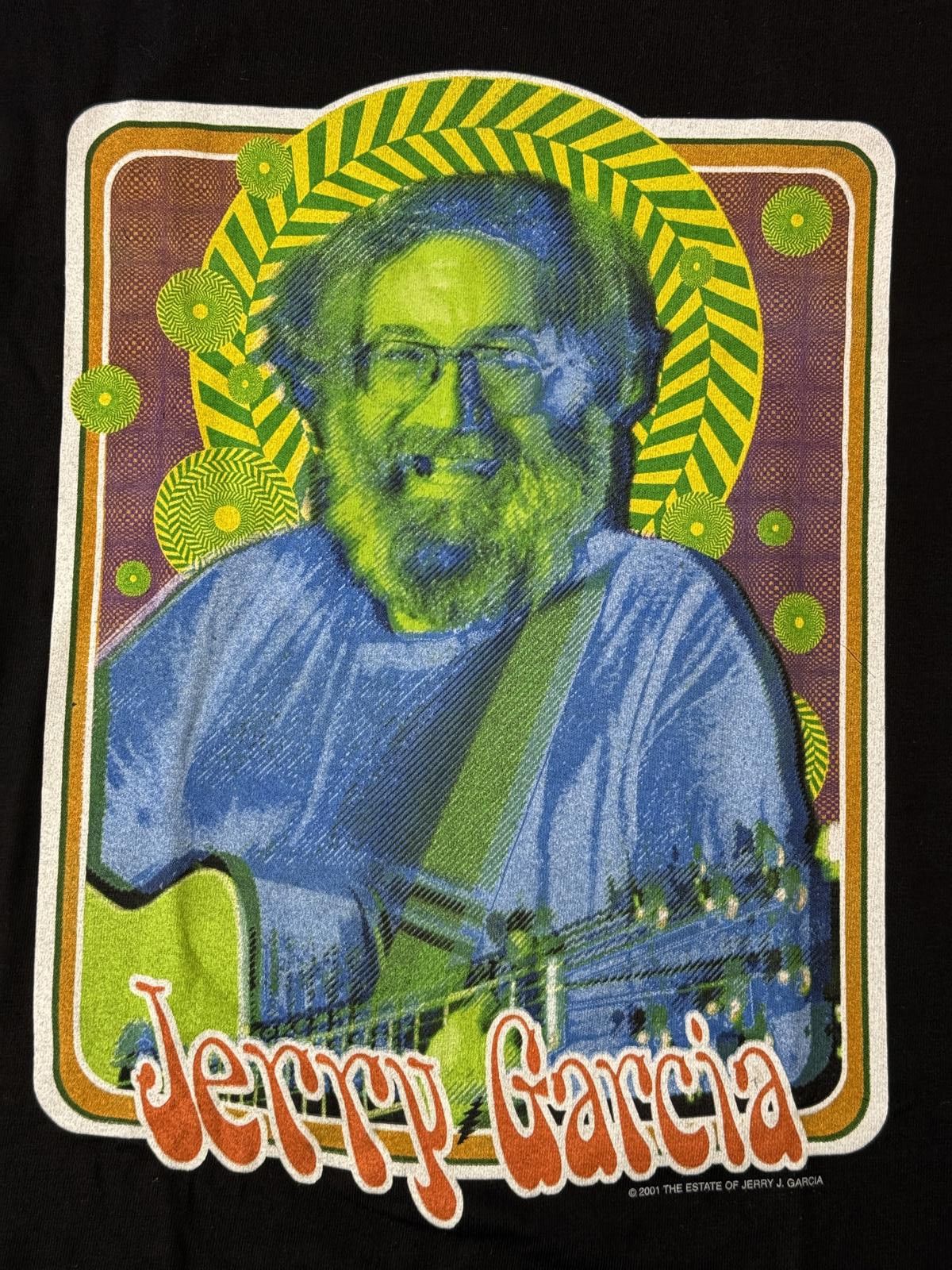 Designer VTG Jerry Garcia T-shirt Cosmic Grateful Dead 2001 - M Size US M / EU 48-50 / 2 - 3 Thumbnail