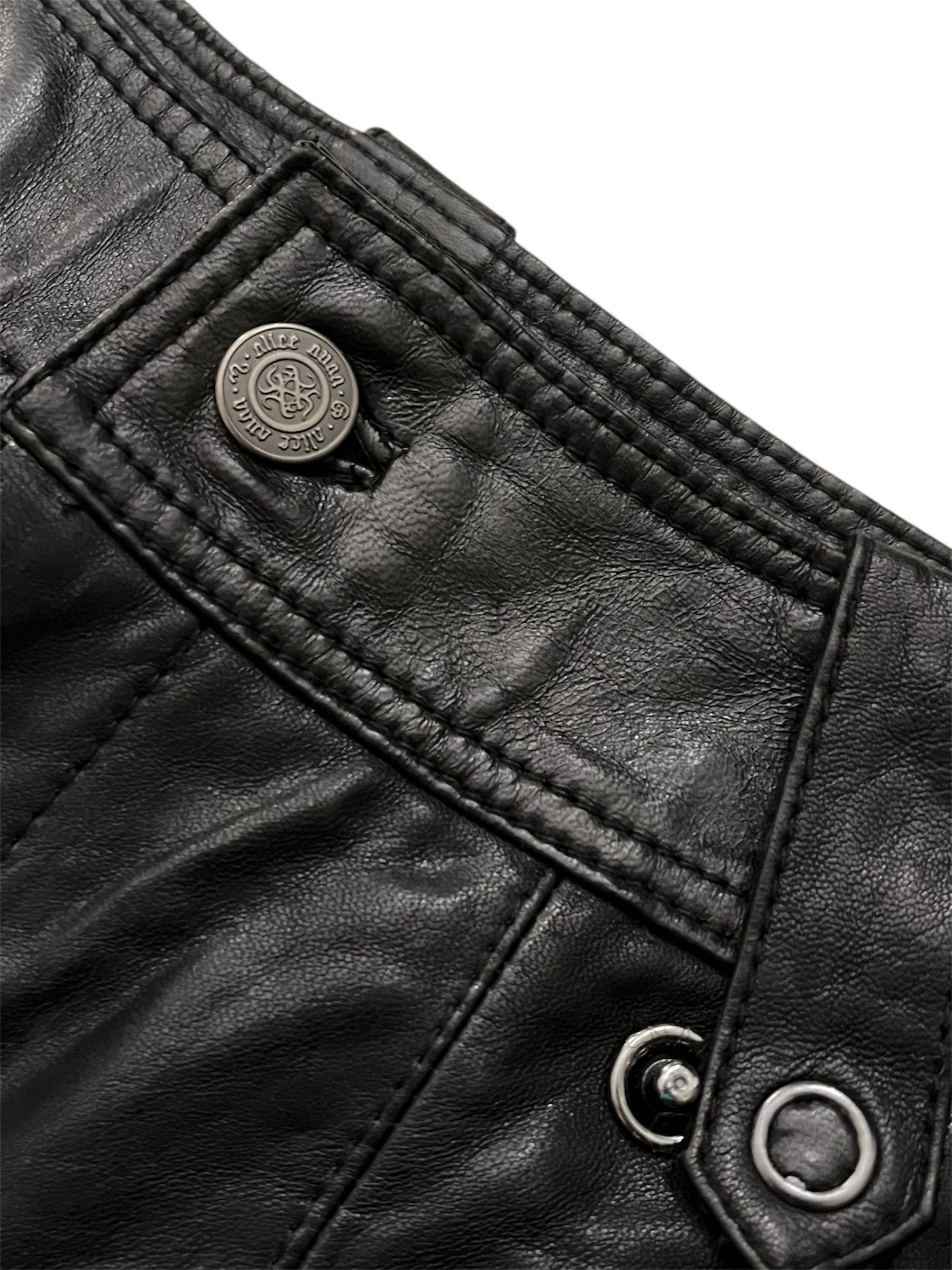 Other Alice Auaa Leather Shorts NWT Size US 34 / EU 50 - 2 Thumbnail