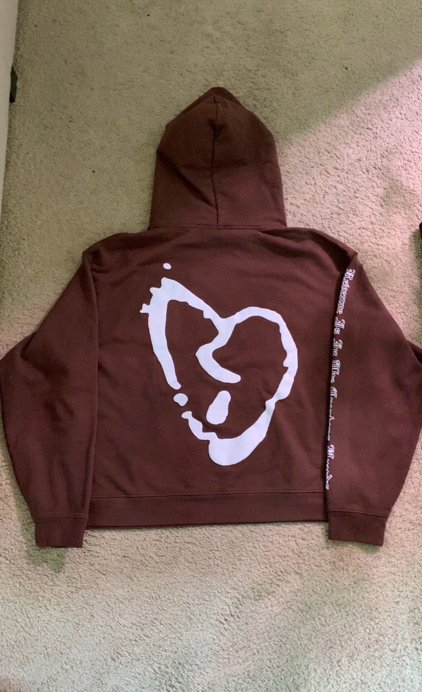 Revenge NEW Revenge/XXX Drop Brown Broken Heart Hoodie Size US L / EU 52-54 / 3 - 2 Thumbnail