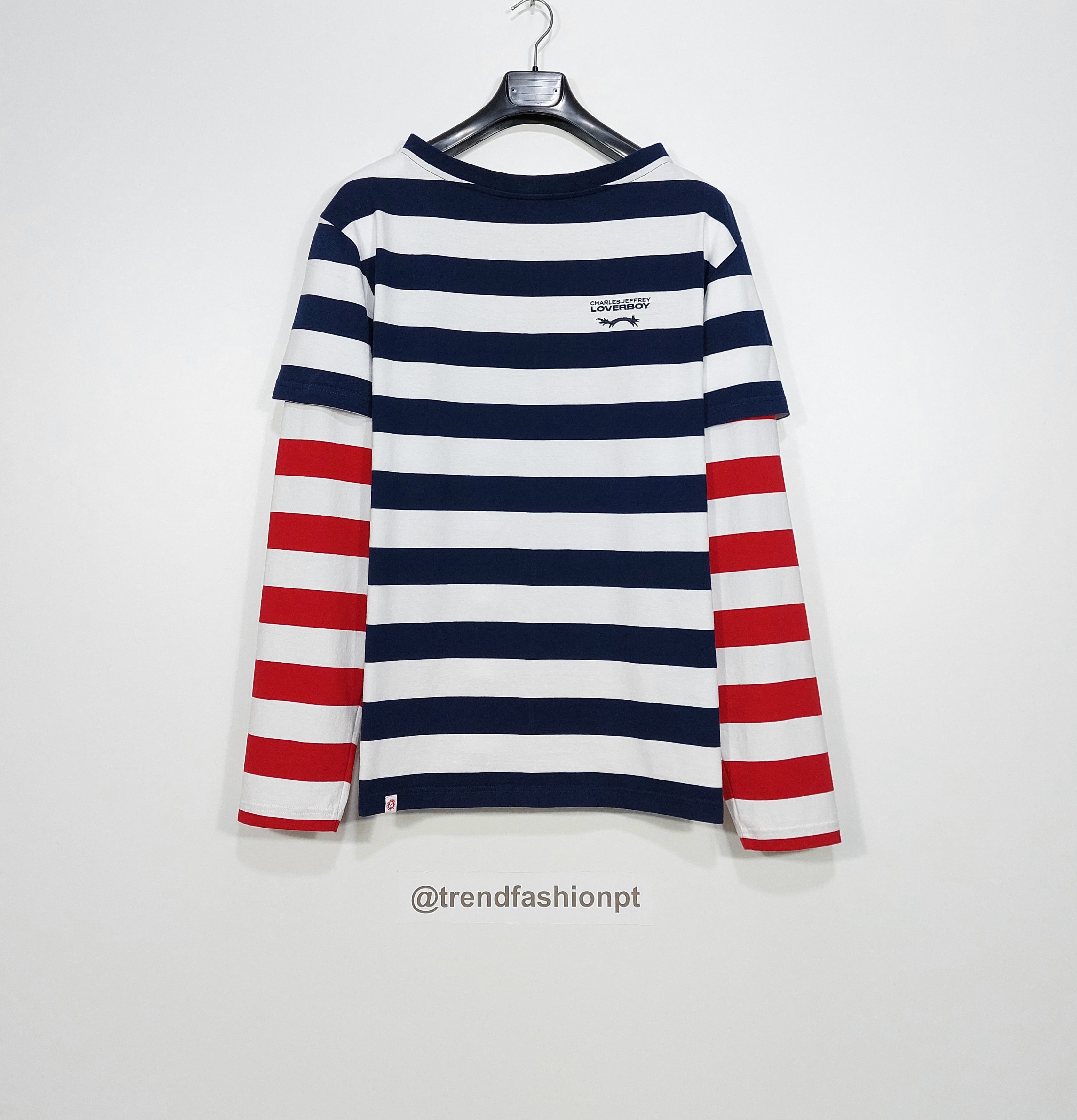 Charles Jeffrey LOVERBOY striped cotton tshirt skirt - multi S Size 26" / US 2 / IT 38 - 1 Thumbnail