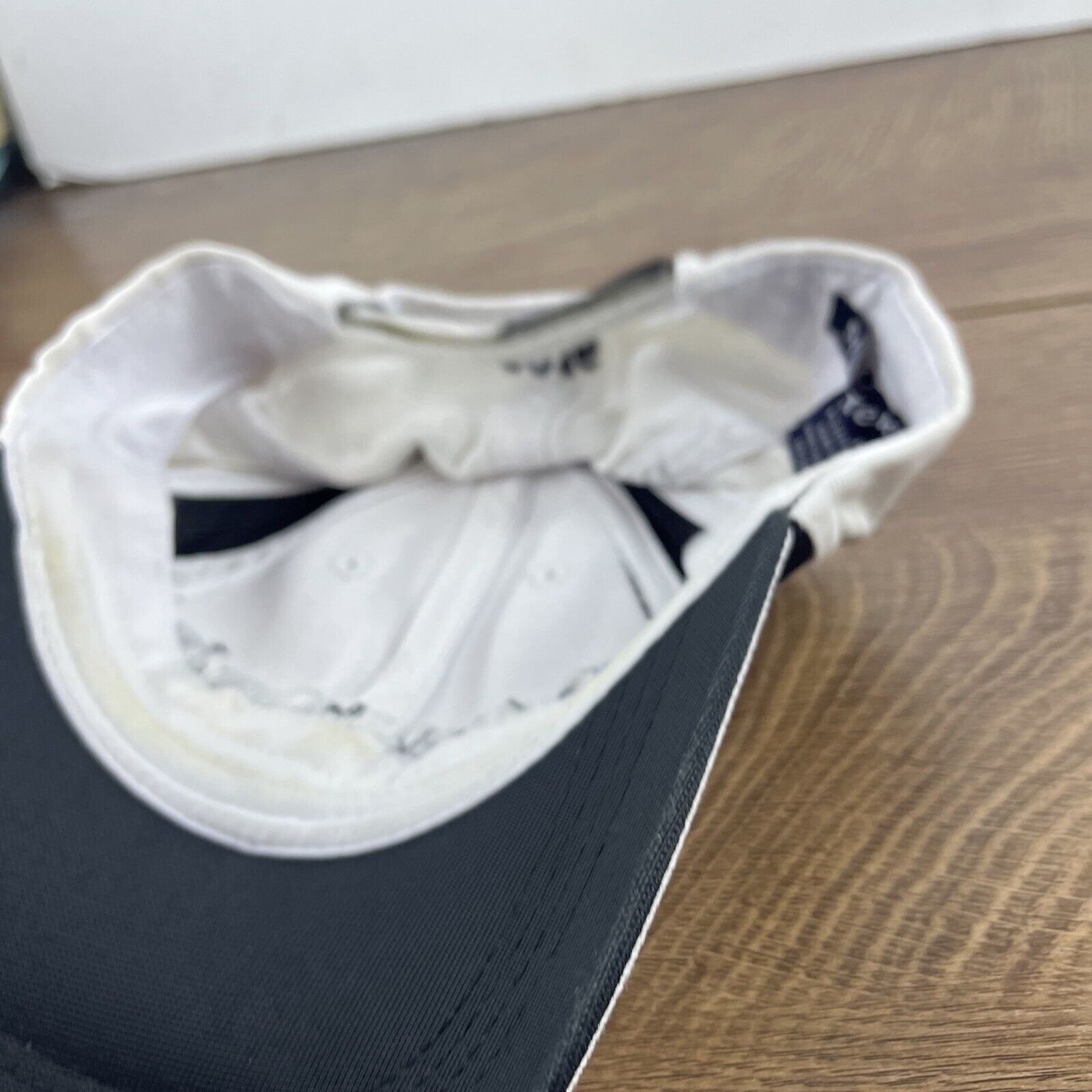 Other Collins Manufacturing Hat White Hat Adjustable Adult Size Ha Size ONE SIZE - 12 Thumbnail