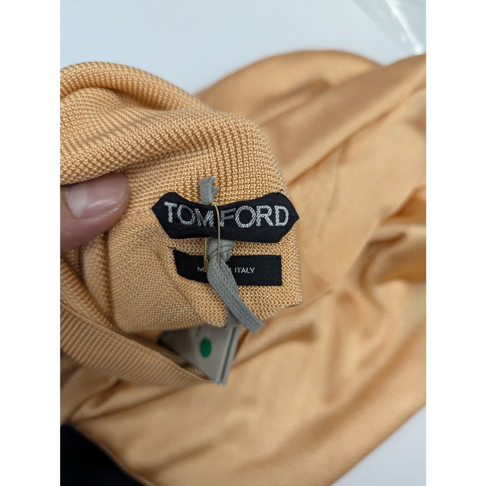 Tom Ford o1rshd1 Hi-Neck Knitwear Crewneck Sweatshirt in Beige Size US M / EU 48-50 / 2 - 19 Thumbnail