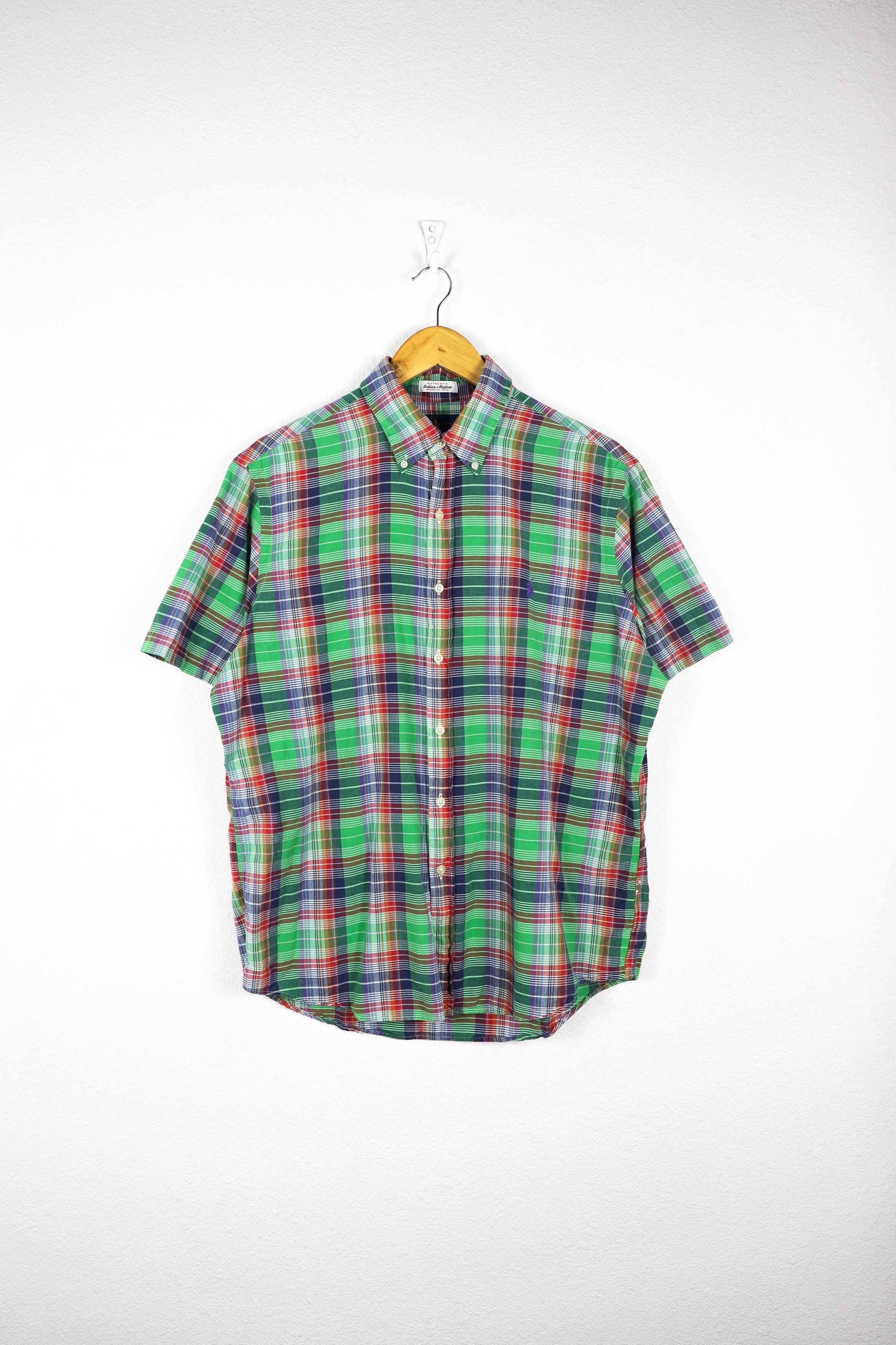 Polo Ralph Lauren Polo Ralph Lauren Flannel Indian Madras Preppy Oxford Shirt Size US L / EU 52-54 / 3 - 1 Thumbnail