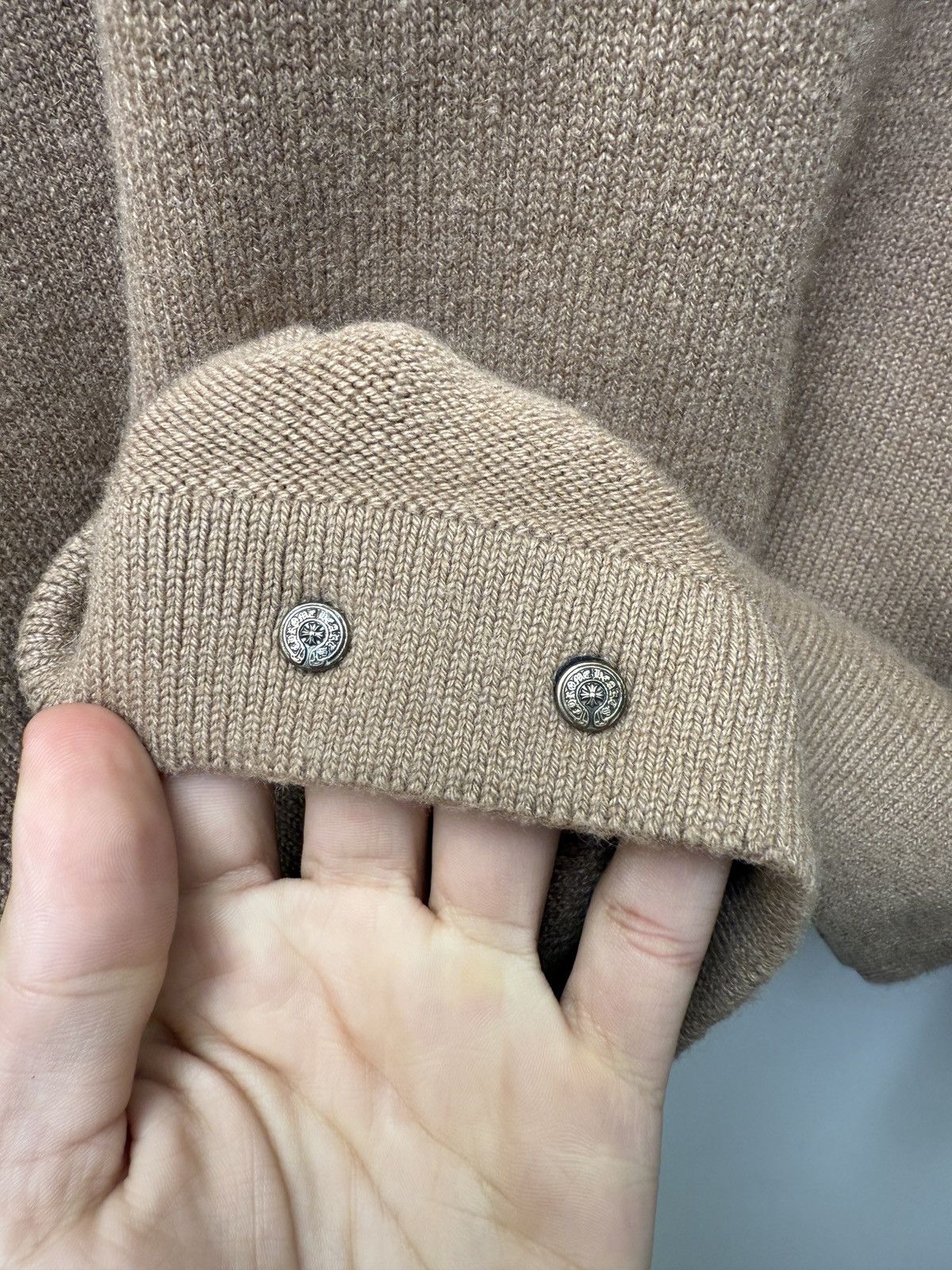 Chrome Hearts Chrome Hearts King Taco Brown Cashmere Suede Hoodie Size US XL / EU 56 / 4 - 6 Thumbnail