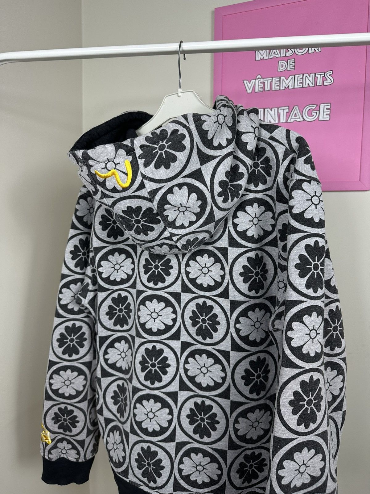 Evisu Evisu Graphic Full Print Zip Hoodie Vintage Embroidered Size US XL / EU 56 / 4 - 21 Thumbnail