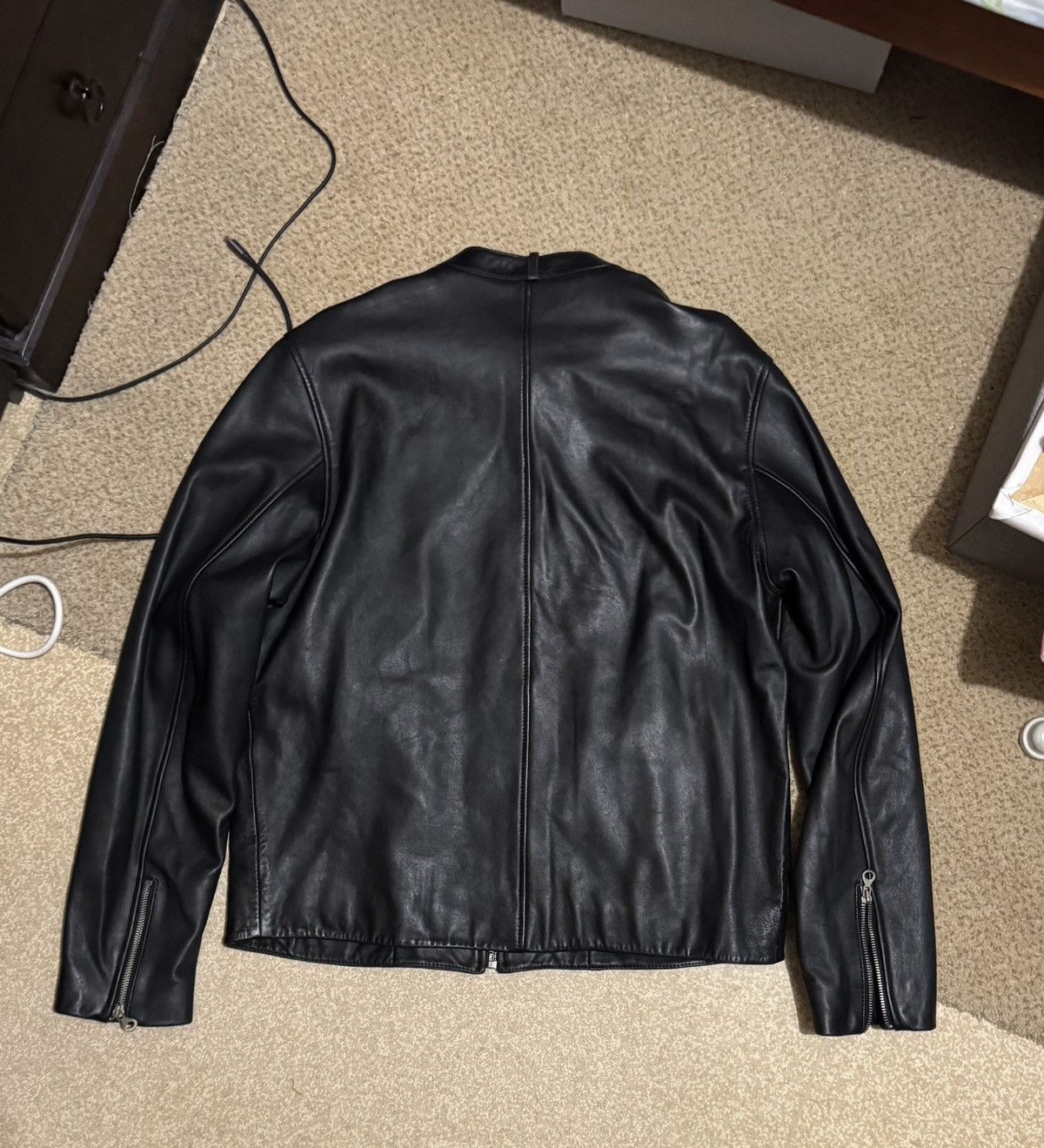 Diesel Diesel Black Leather Jacket Size US M / EU 48-50 / 2 - 2 Thumbnail
