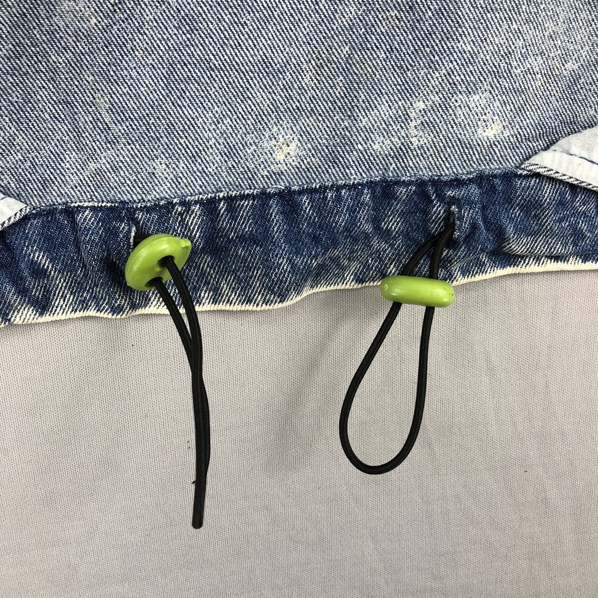Bershka Anorak Denim Jacket Crazy Faded Pullover by Bershka Size US XL / EU 56 / 4 - 10 Thumbnail