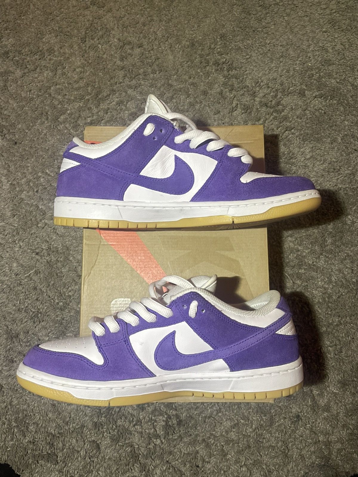 Nike Nike SB Dunk Low Orange Label Court Purple Size US 9.5 / EU 42-43 - 3 Thumbnail