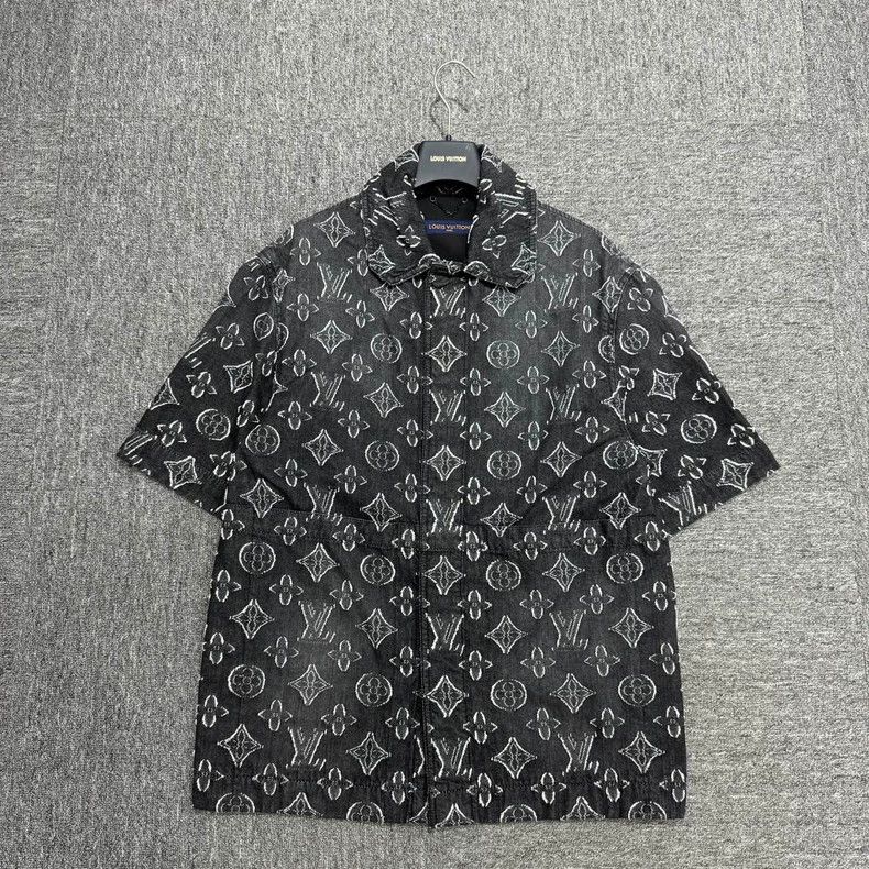 Louis Vuitton Louis Vuitton Aged embroidered full print denim short sleev Size US XS / EU 42 / 0 - 3 Thumbnail