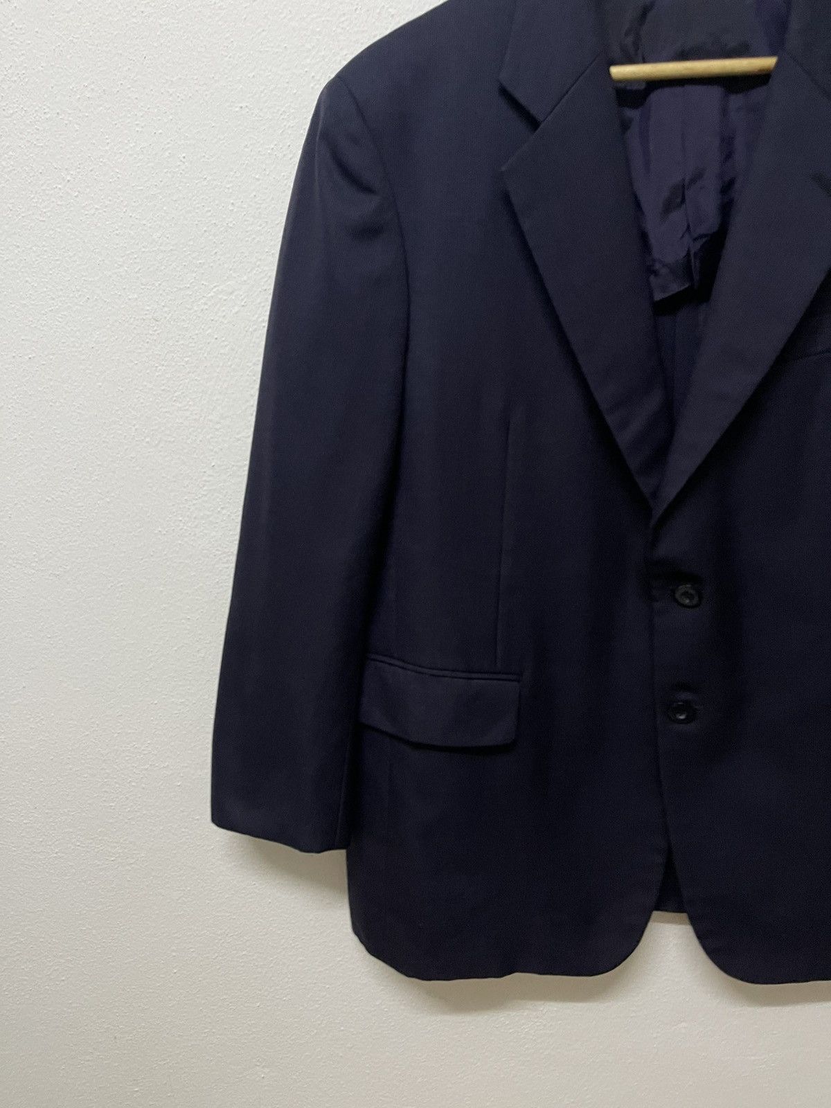Balenciaga 2000s BALENCIAGA PARIS BLAZZER BLUE BLACK Size 38L - 3 Thumbnail